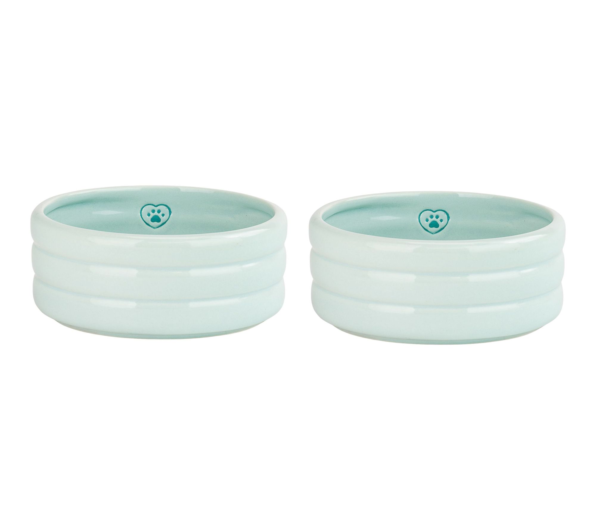 10 Strawberry Street Set of 2 Bubble Bowl Pet Dish