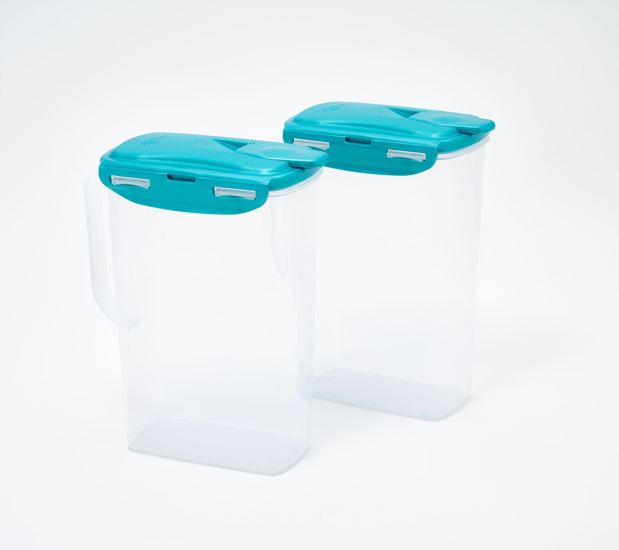 LocknLock Set of 2 Half Gallon Pitchers w/ Locking Lids