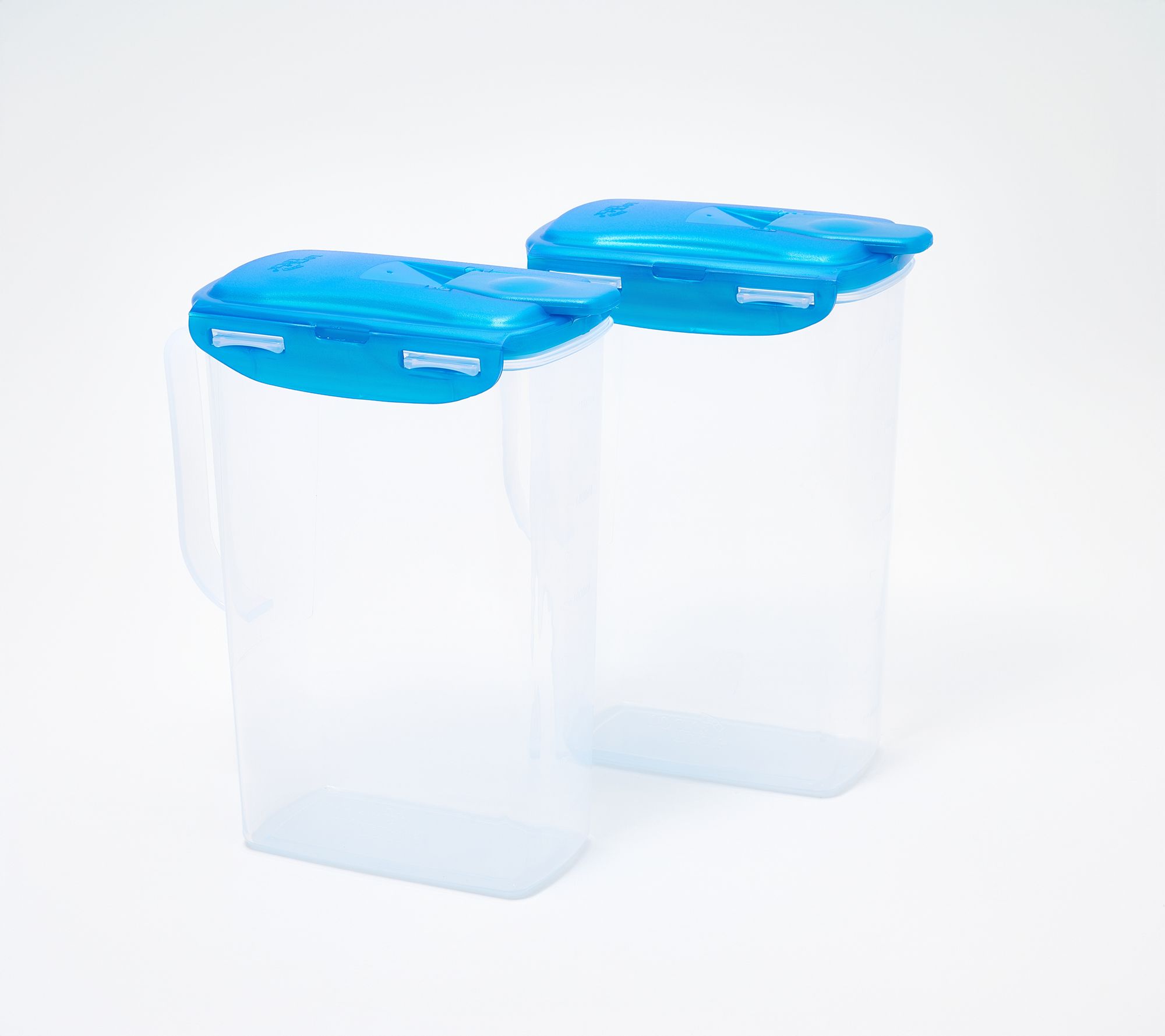 LocknLock Set of 2 Half Gallon Pitchers w/ Locking Lids