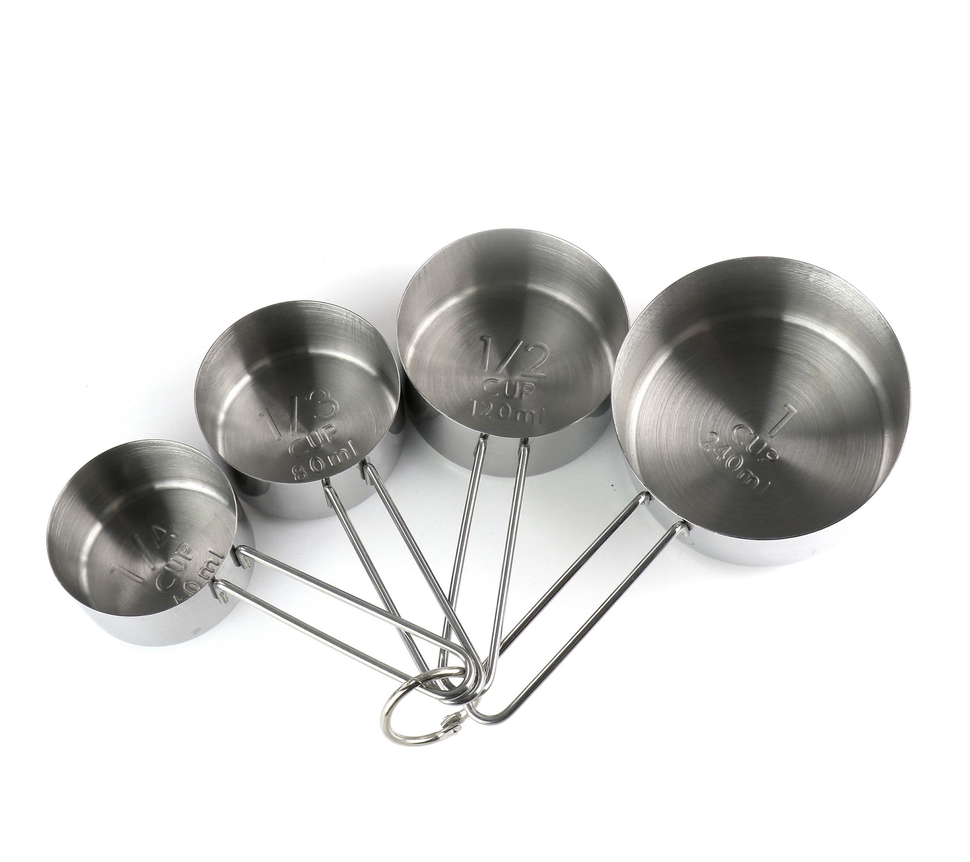 BergHOFF International 8-Pieces Stainless Steel Measuring Cup and Spoon Set