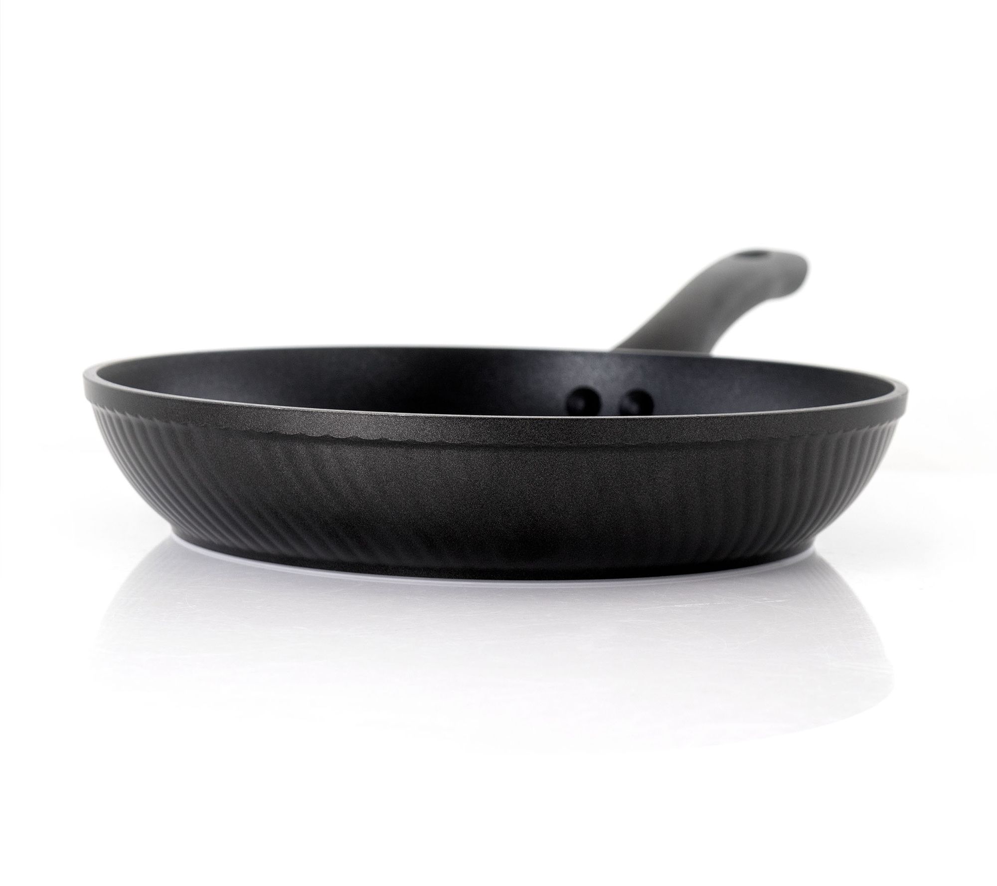 Oster Kono 11 in. Aluminum Nonstick Frying Pan in Black
