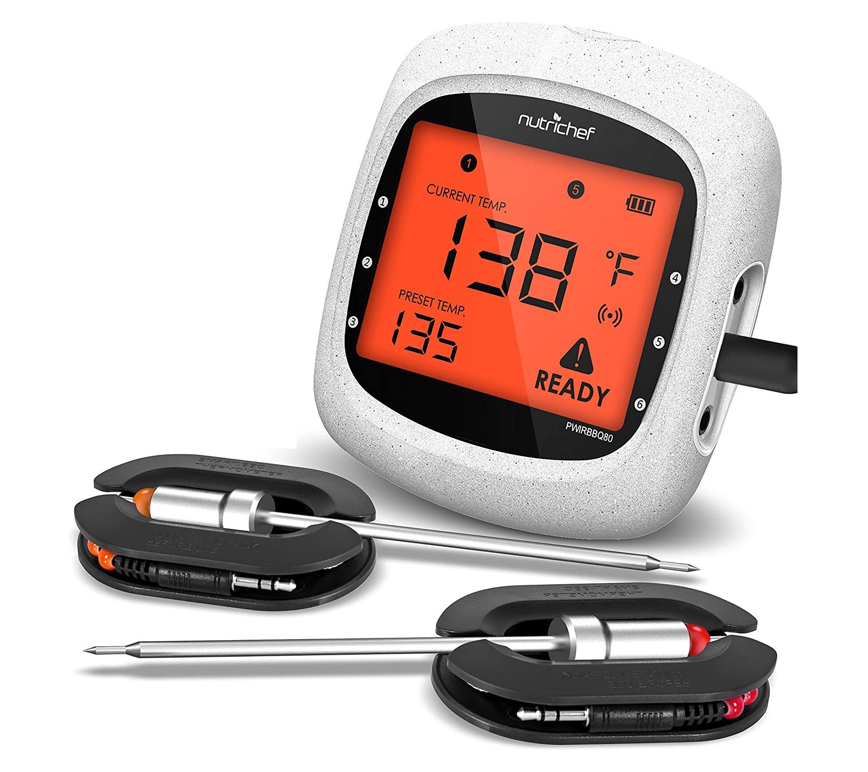 Nutrichef Bluetooth Wireless BBQ Digital Thermo meter