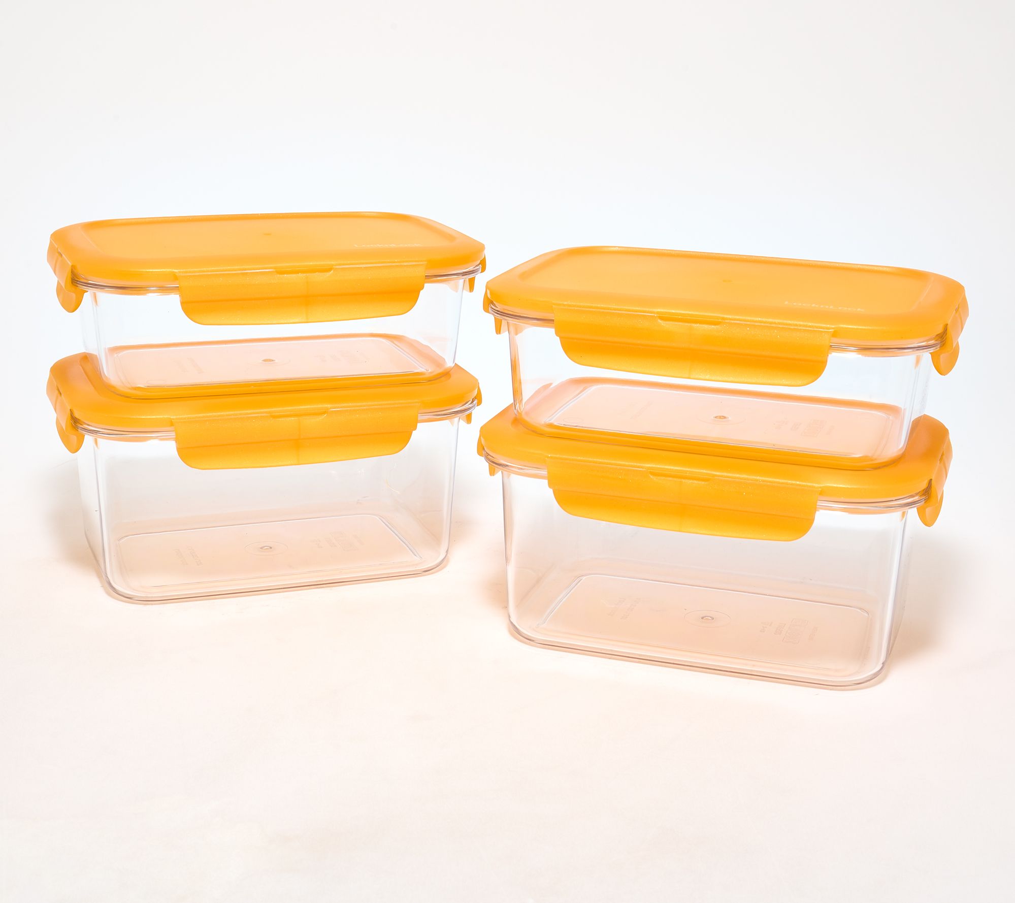LocknLock 4-Piece Tritan Rectangle Storage Containers