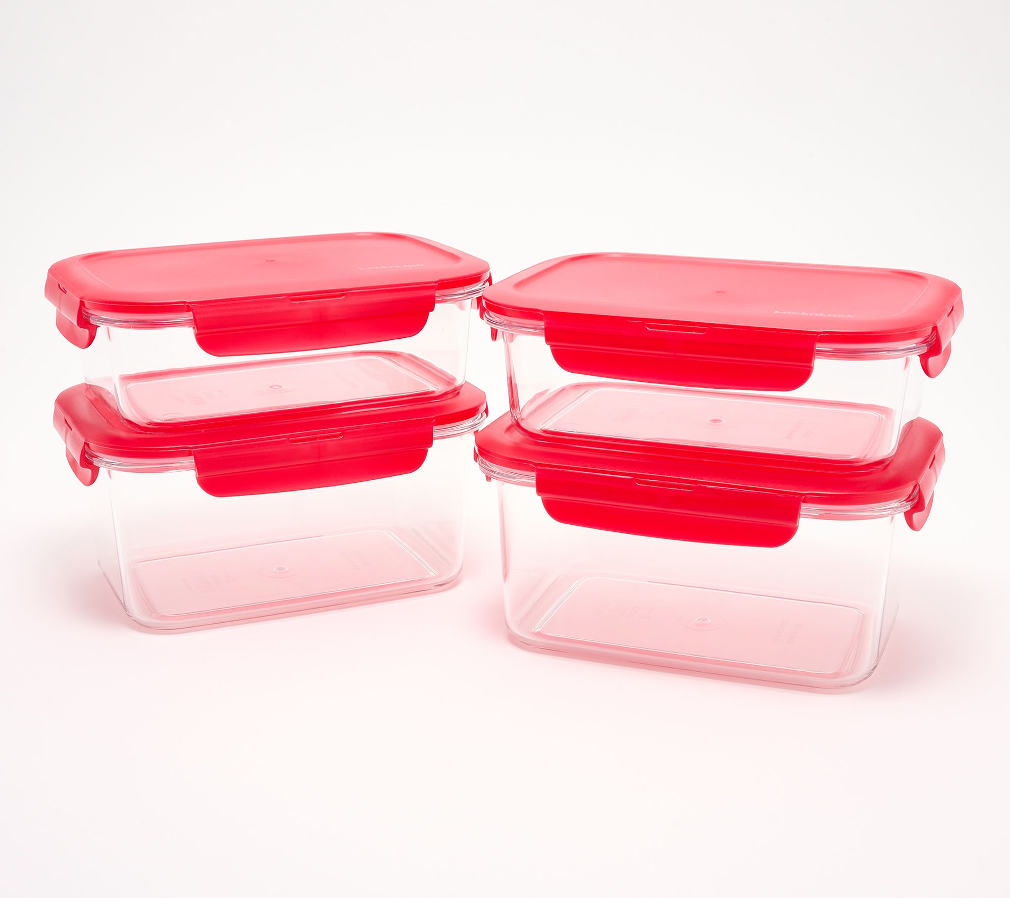 LocknLock 4-Piece Tritan Rectangle Storage Containers