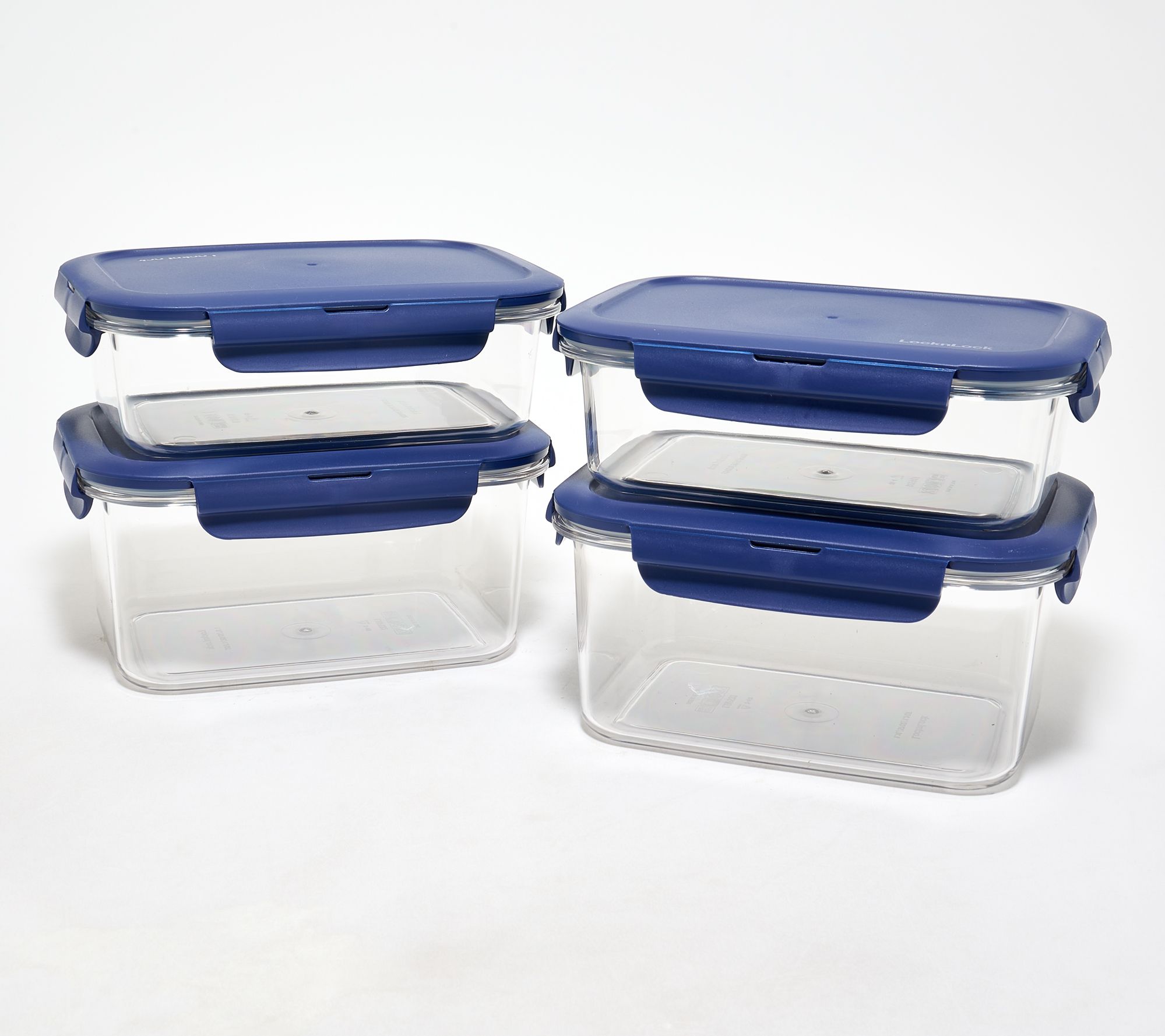 LocknLock 4-Piece Tritan Rectangle Storage Containers