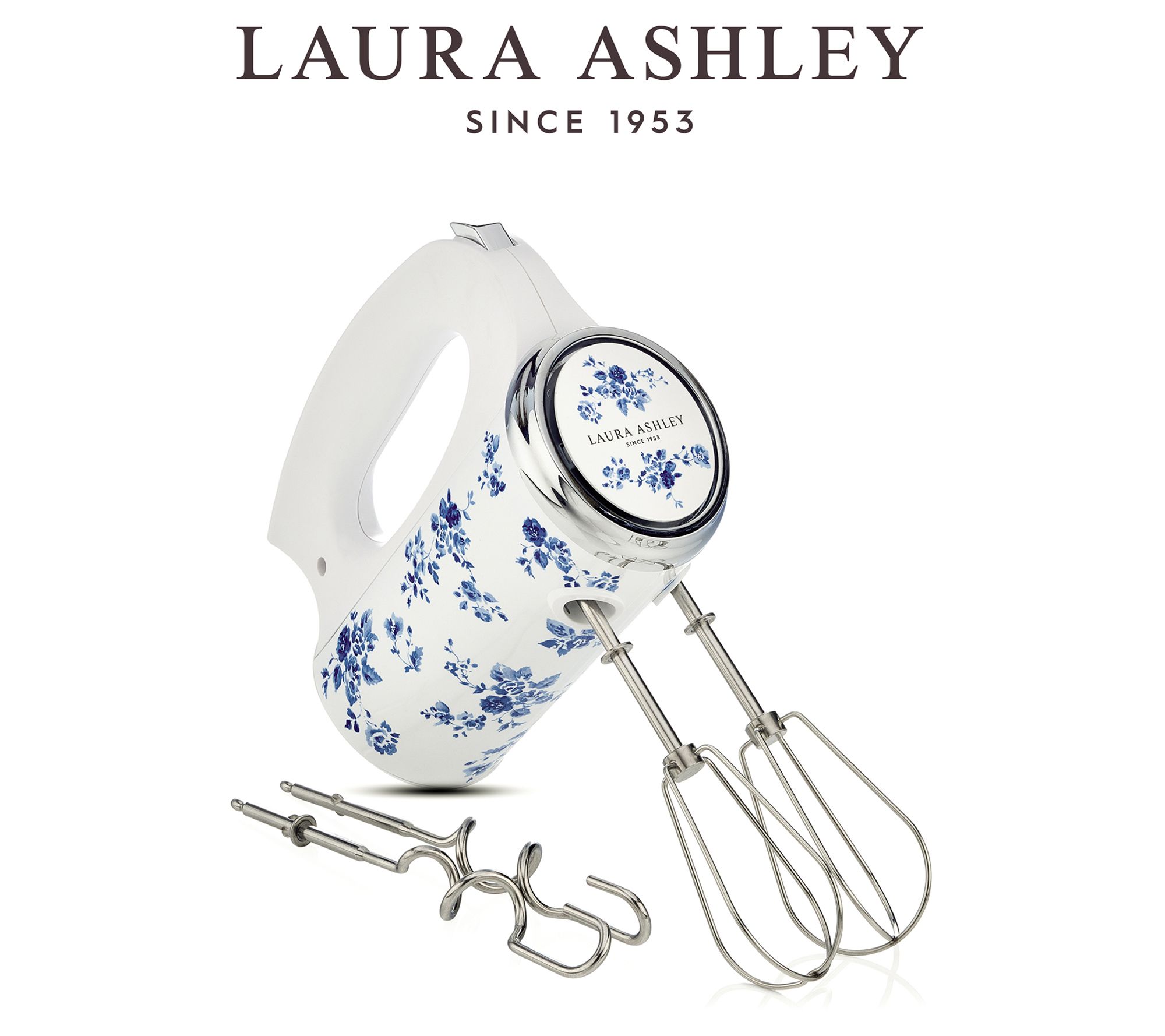 Laura Ashley 5-Speed Hand Mixer with Accessories