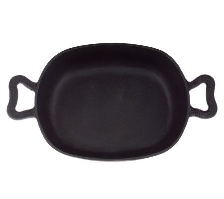 Paula Deen 5 Quart Cast Iron Covered Oval Casserole : : Home