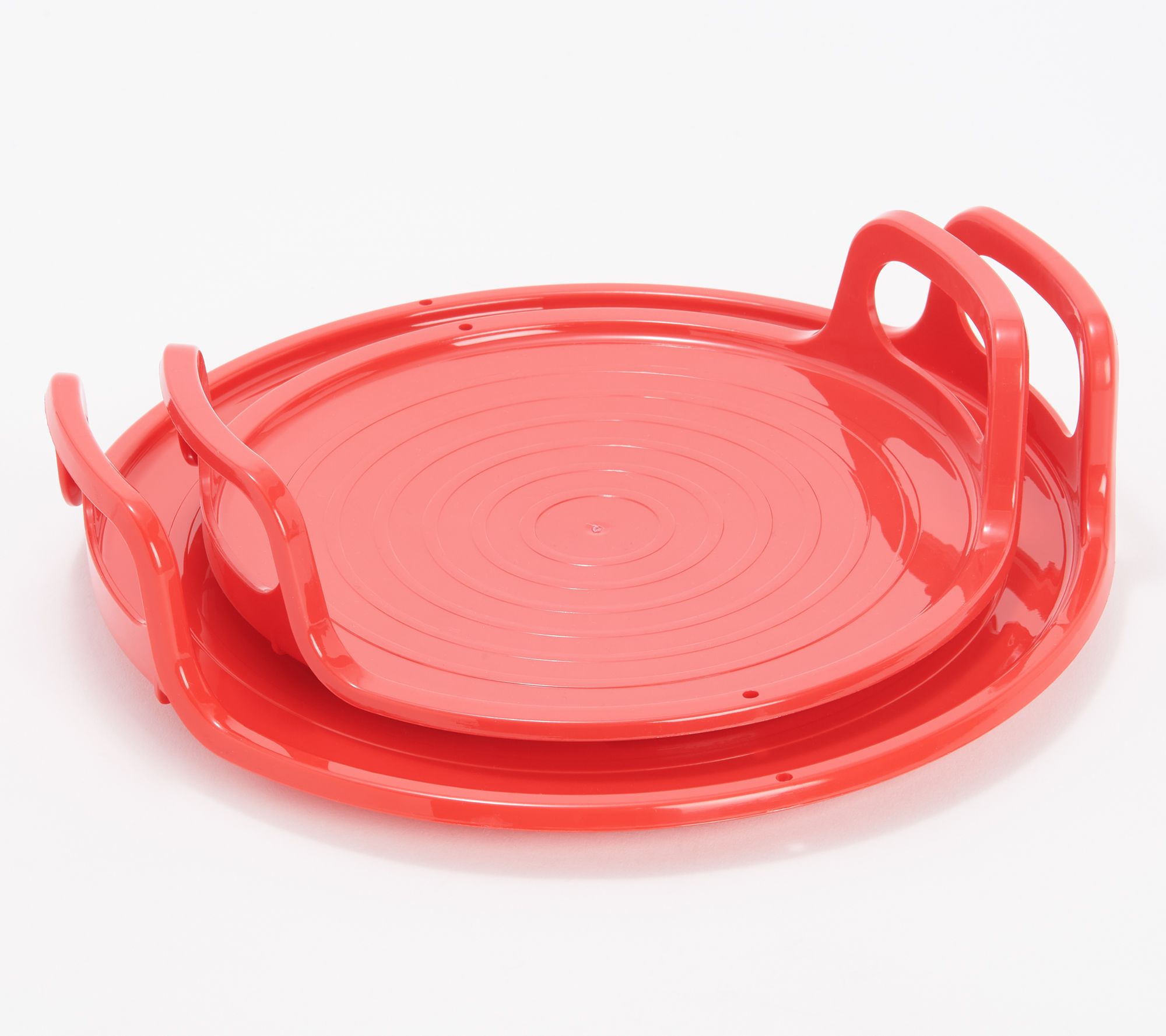 "As Is" Prepology Set of 2 Cool Touch Nesting Microwave Trays