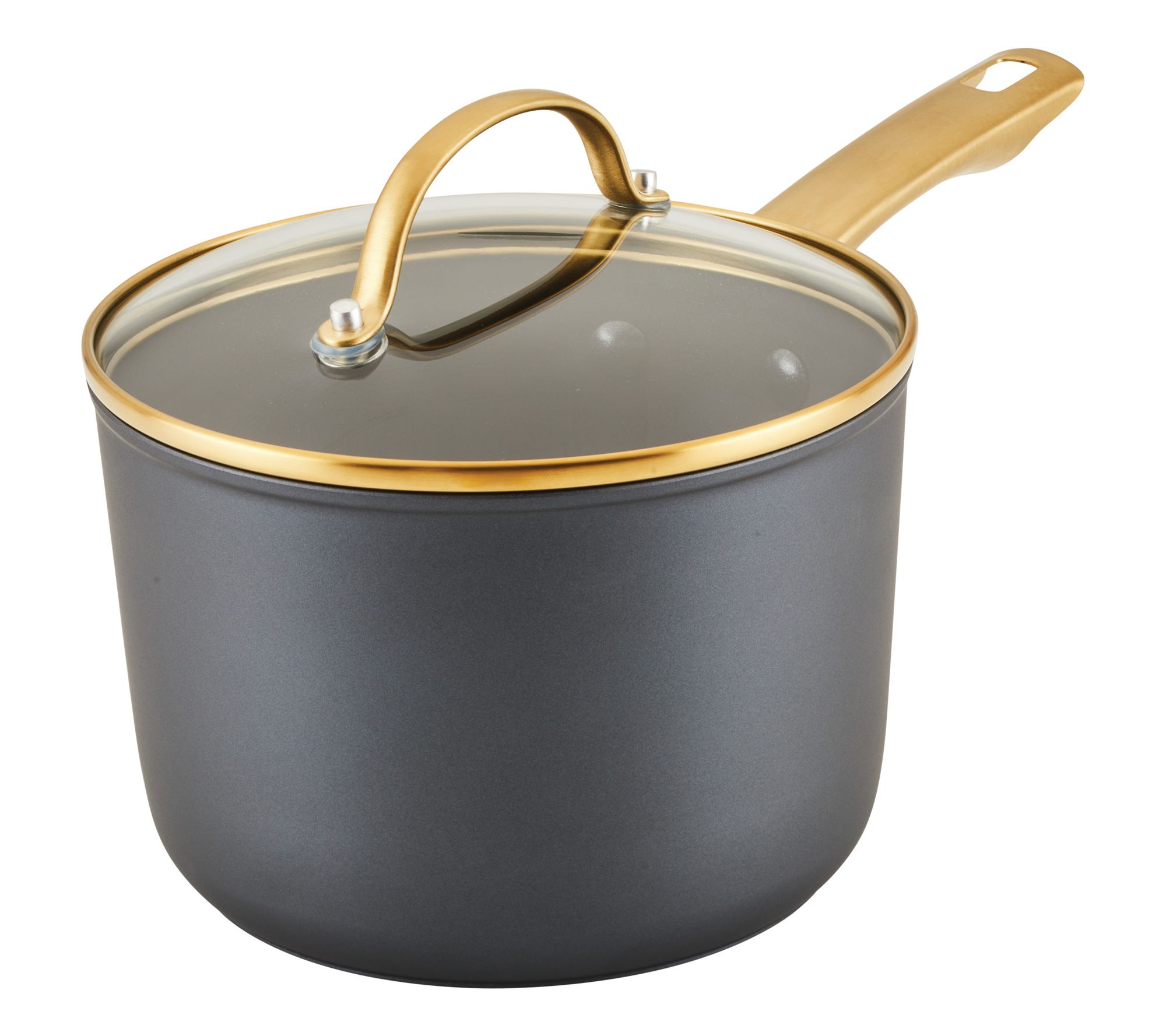 Farberware Forged Induction Nonstick Saucepan w/ Lid 3 Qt