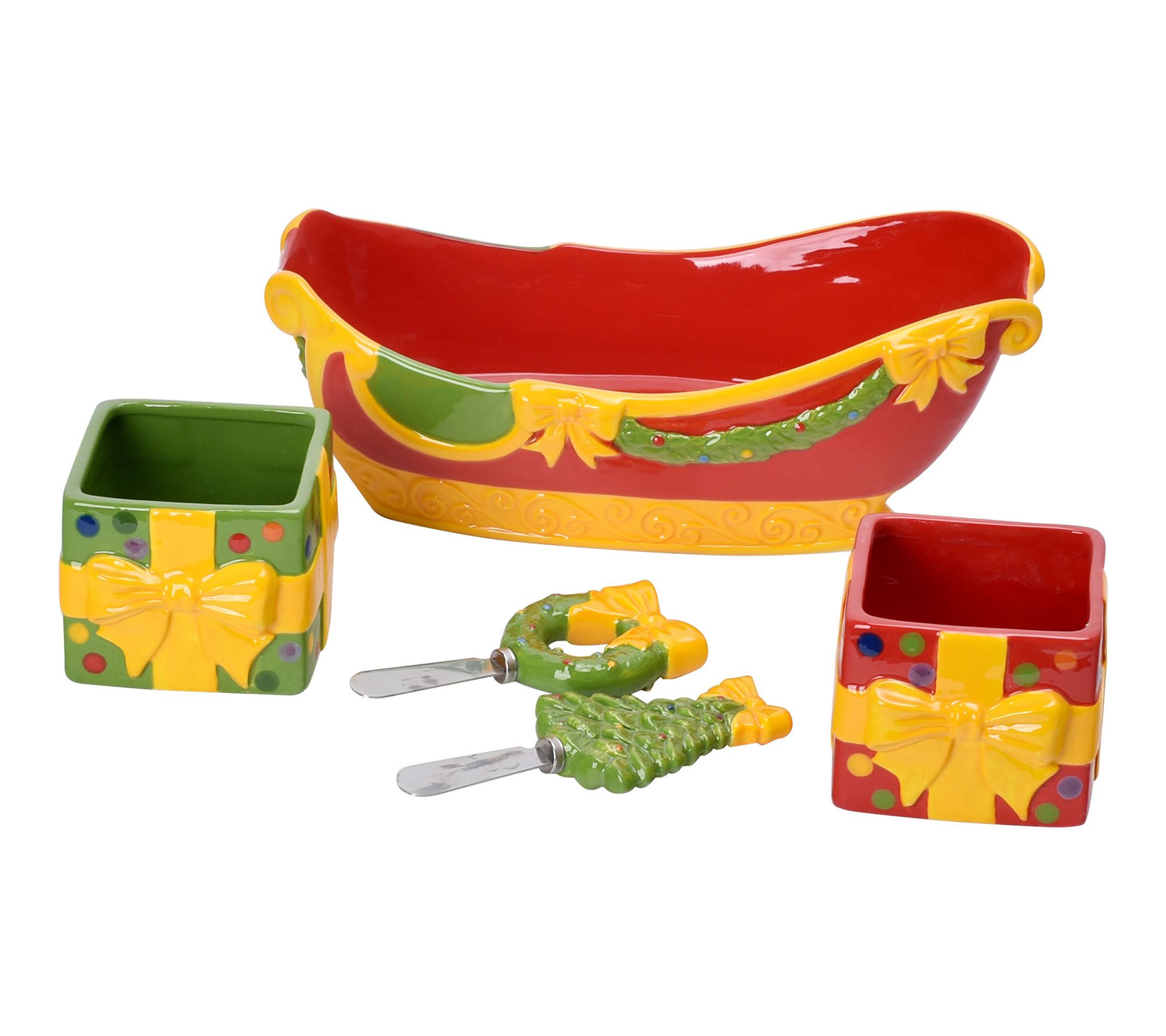 Temp-tations Seasonal Sleigh Appetizer Set