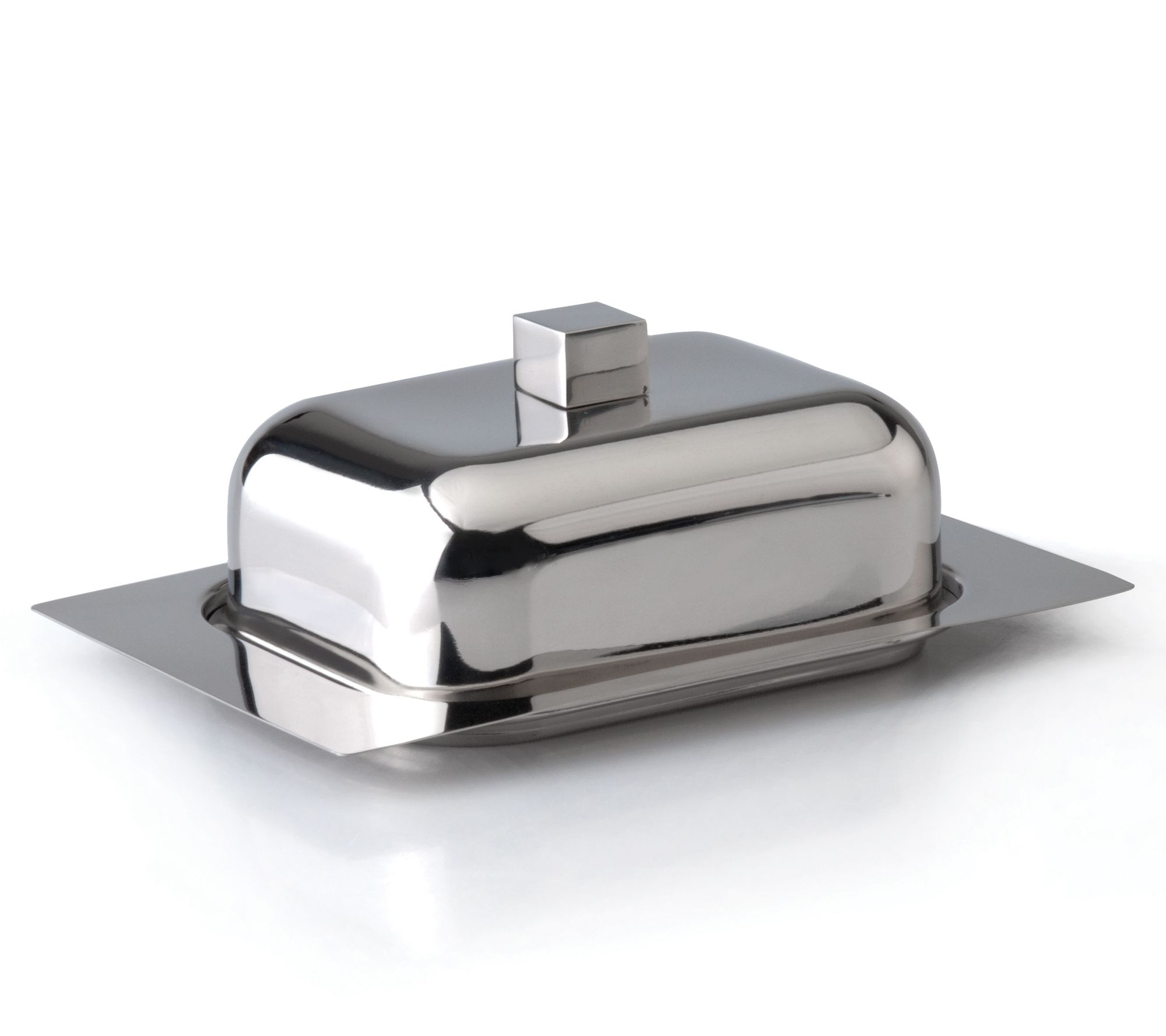Cubo Stainless 18/10 Stainless Steel Butter Dish