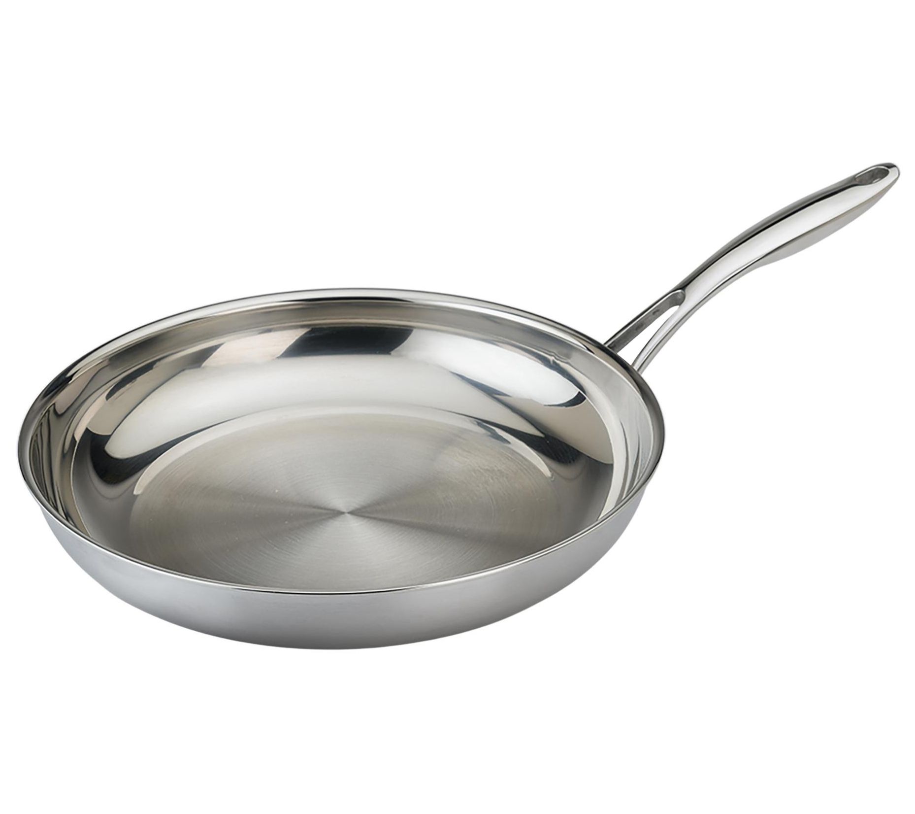 Oxo 9.5 Mira Tri-ply Stainless Steel Skillet With Lid Silver : Target