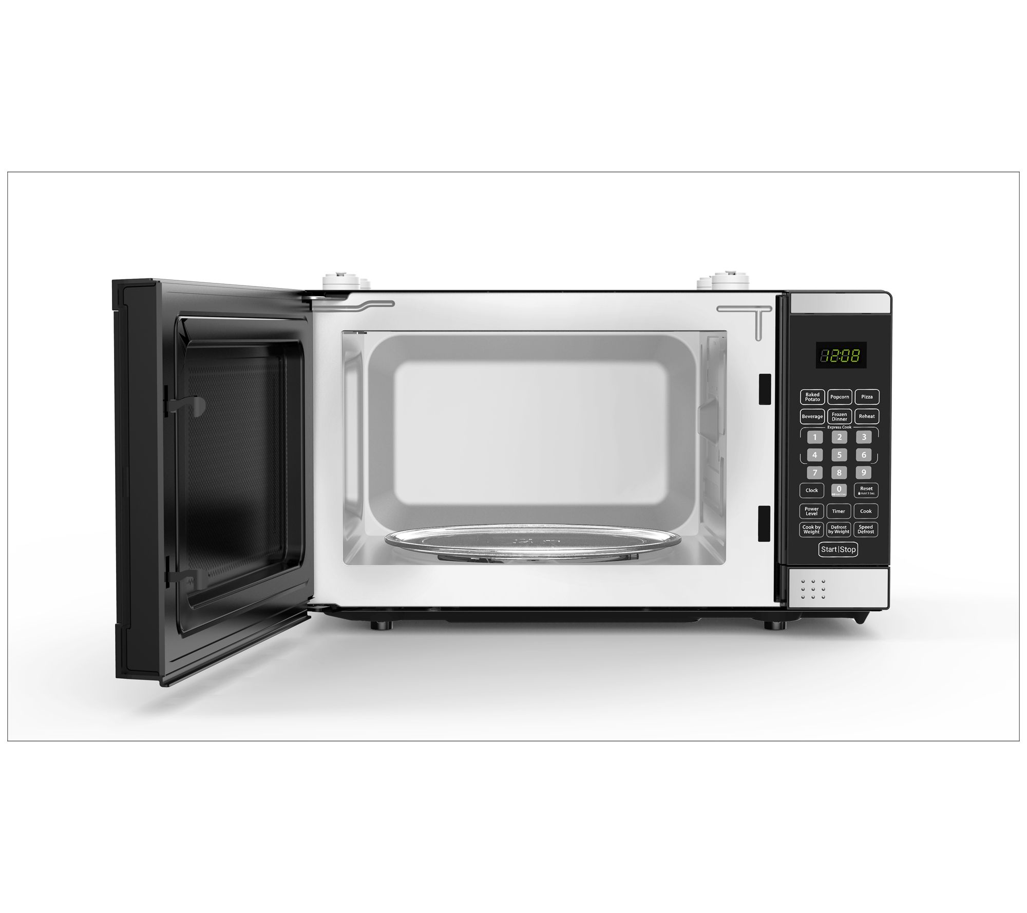 Danby Compact 0.7 Cu. Ft. 700W Countertop Microwave Oven in White