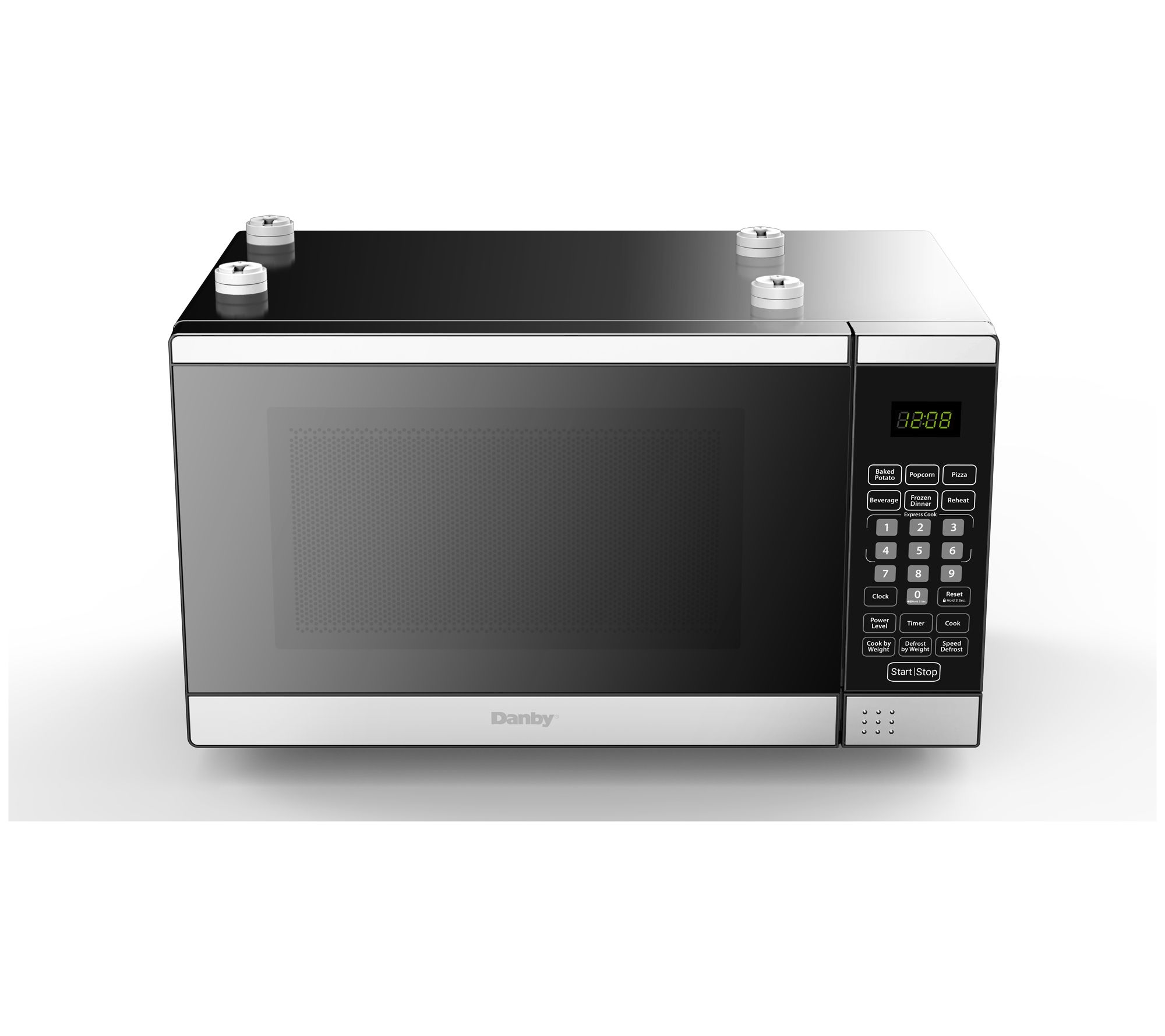 Danby Designer 1.1 cu. ft. Countertop Microwave in Stainless Steel