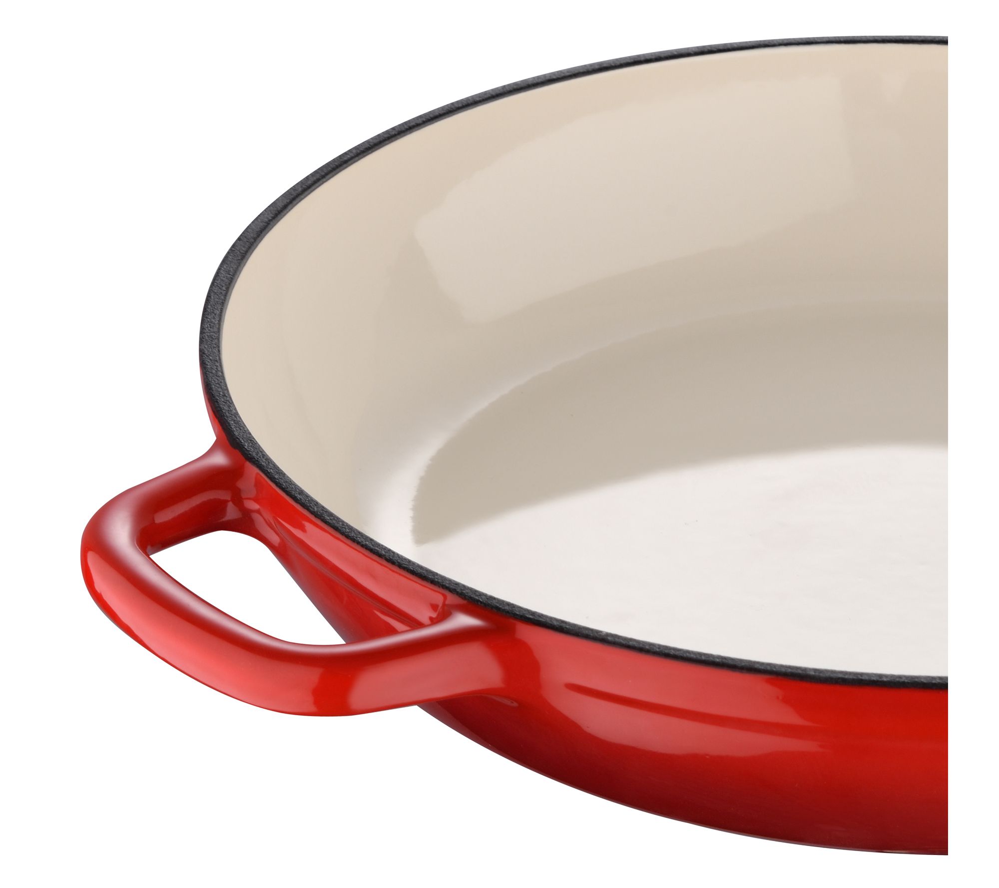 Legacy by MasterPRO - 10 Legacy Enamel Cast Iron Fry Pan, Red