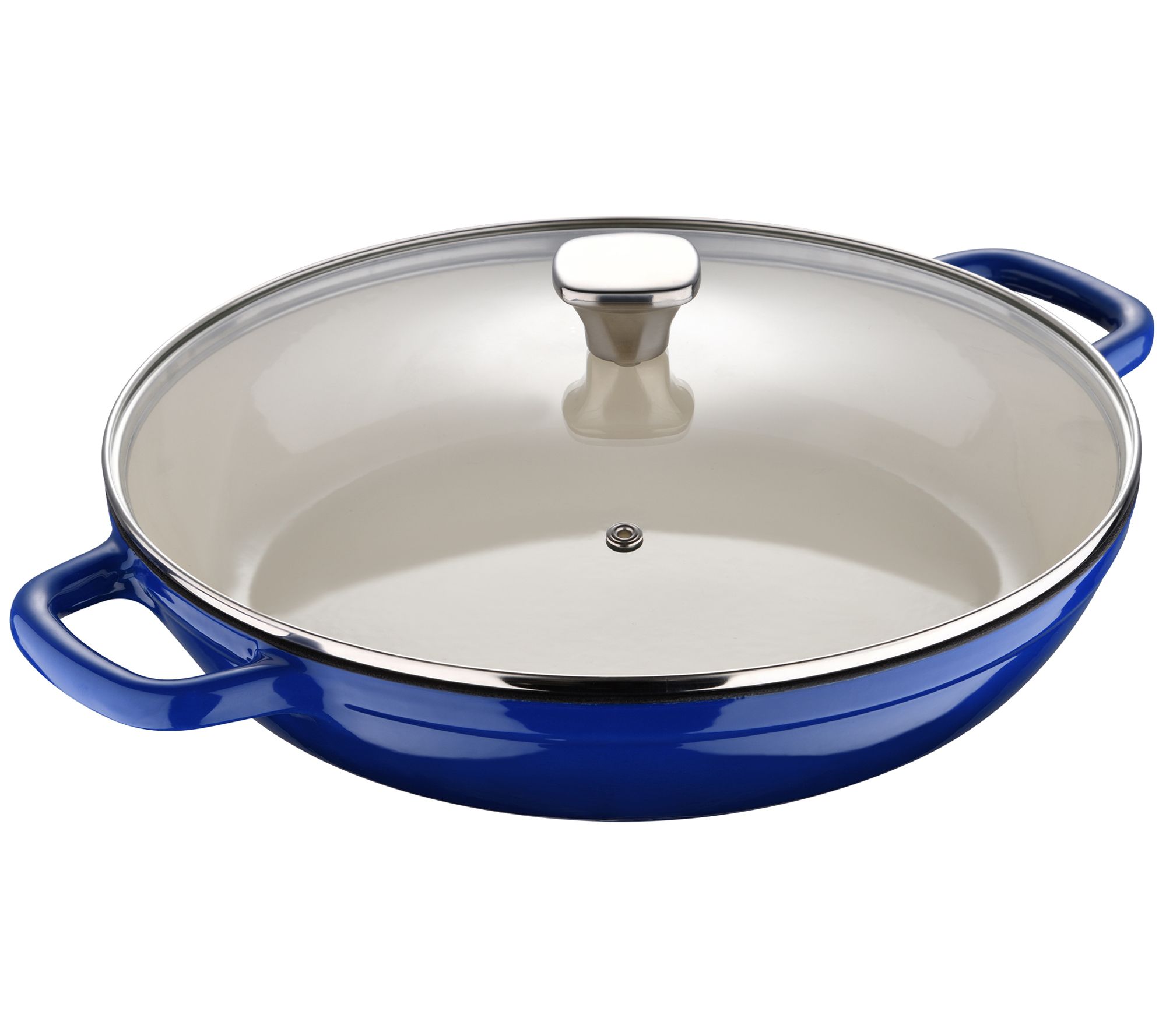 Le Creuset Cast Iron 7.5-qt Classic Chef's Oven with Glass Lid on QVC 
