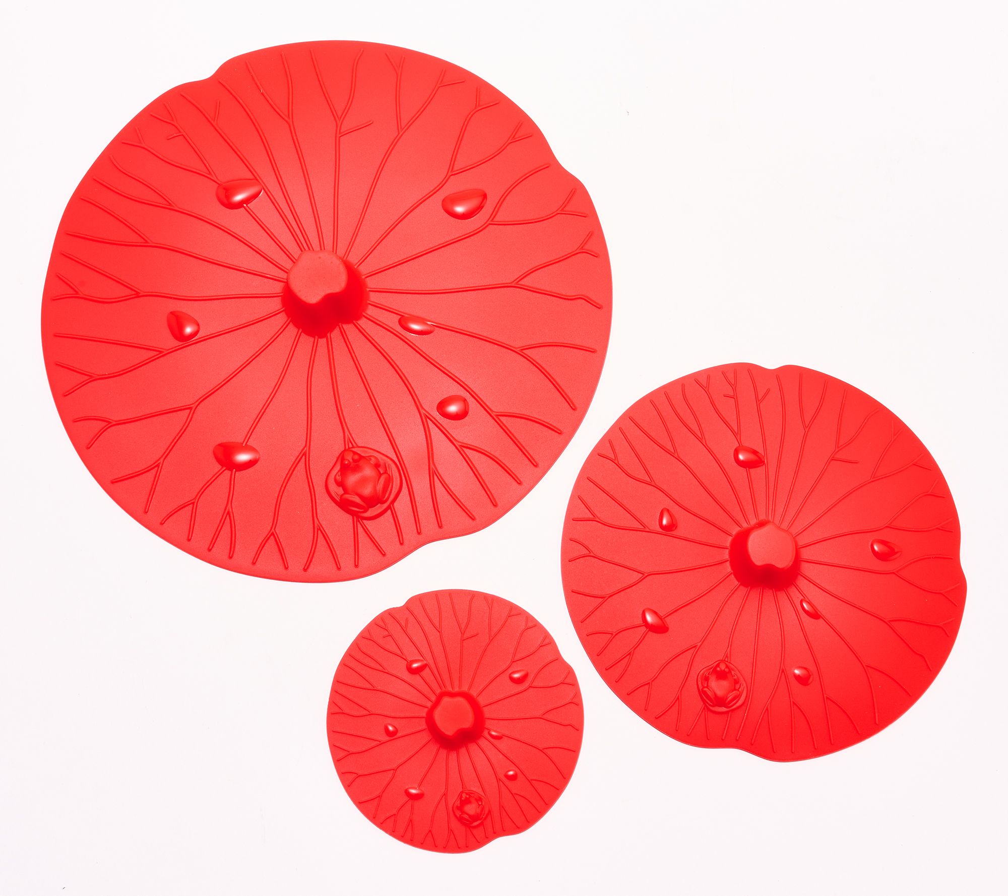 Kochblume Set of 3 Silicone Suction Lids