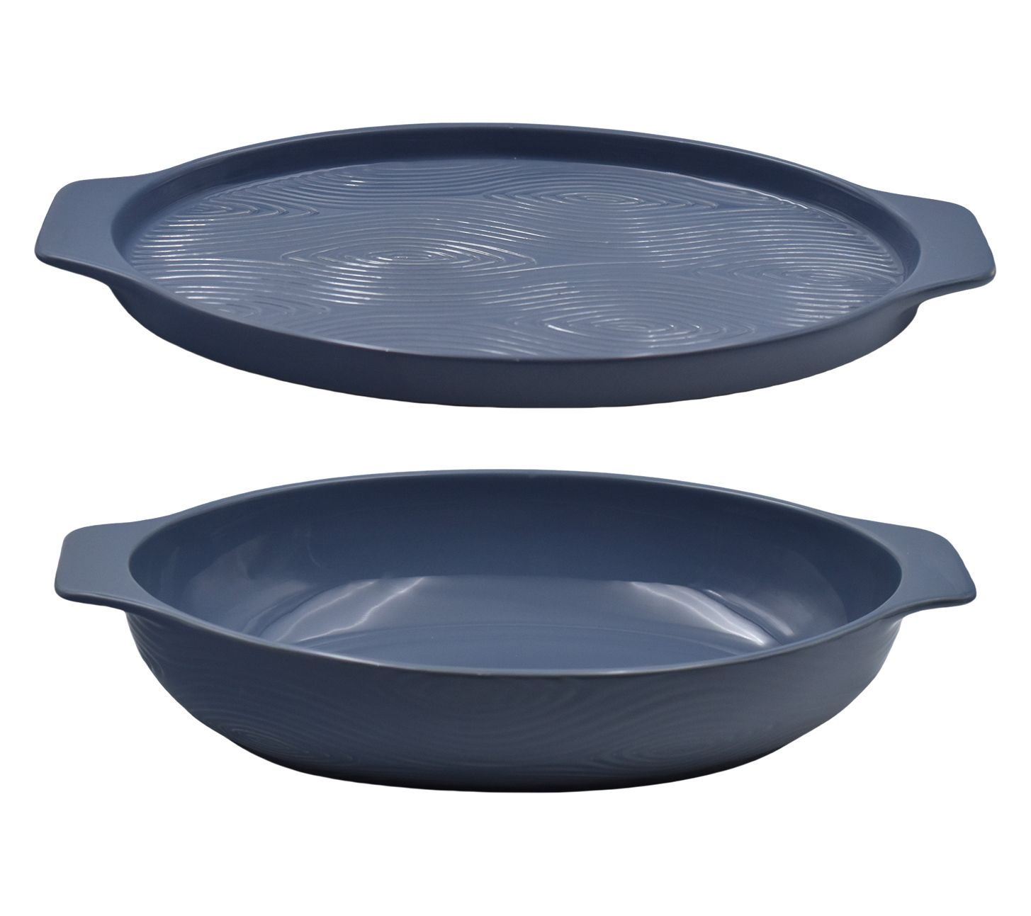 Temp-tations Woodland 3-qt Shallow Casserole with Lid-It