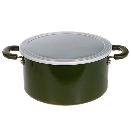 Cook's Essentials 12pc Porcelain Enamel Cookware Set on QVC 