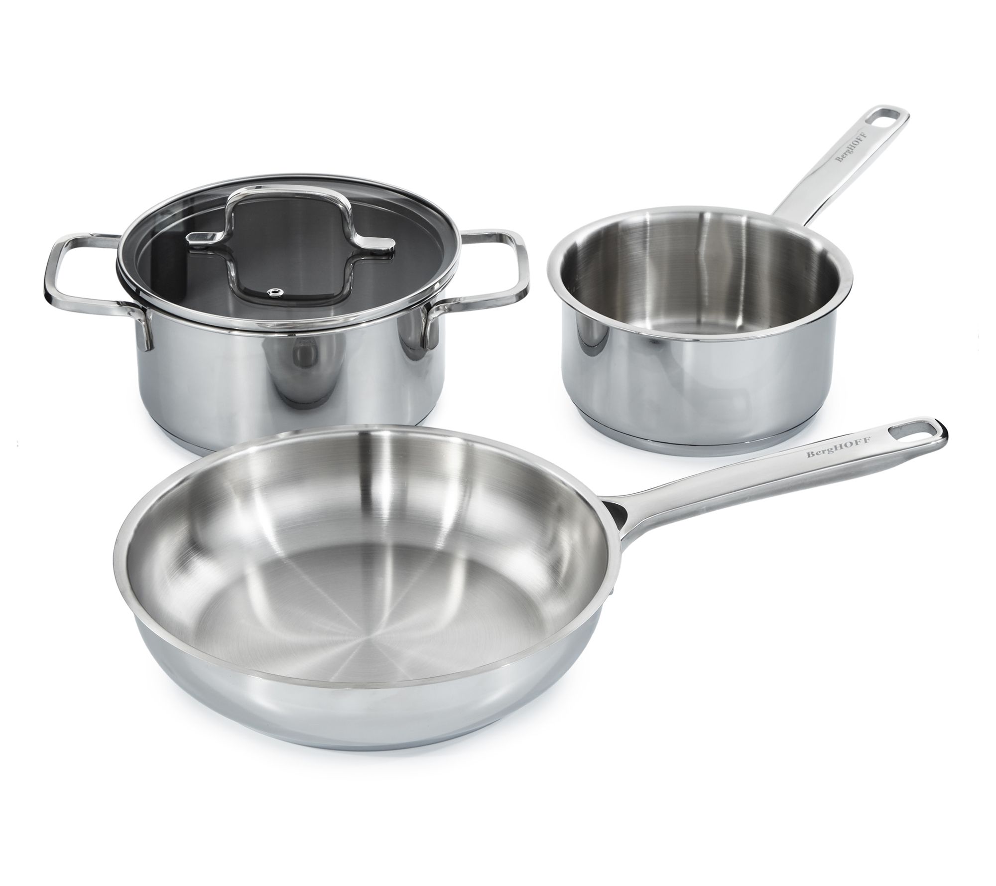 BergHOFF Helix 5pc 18/10 Stainless Steel Cookware Set