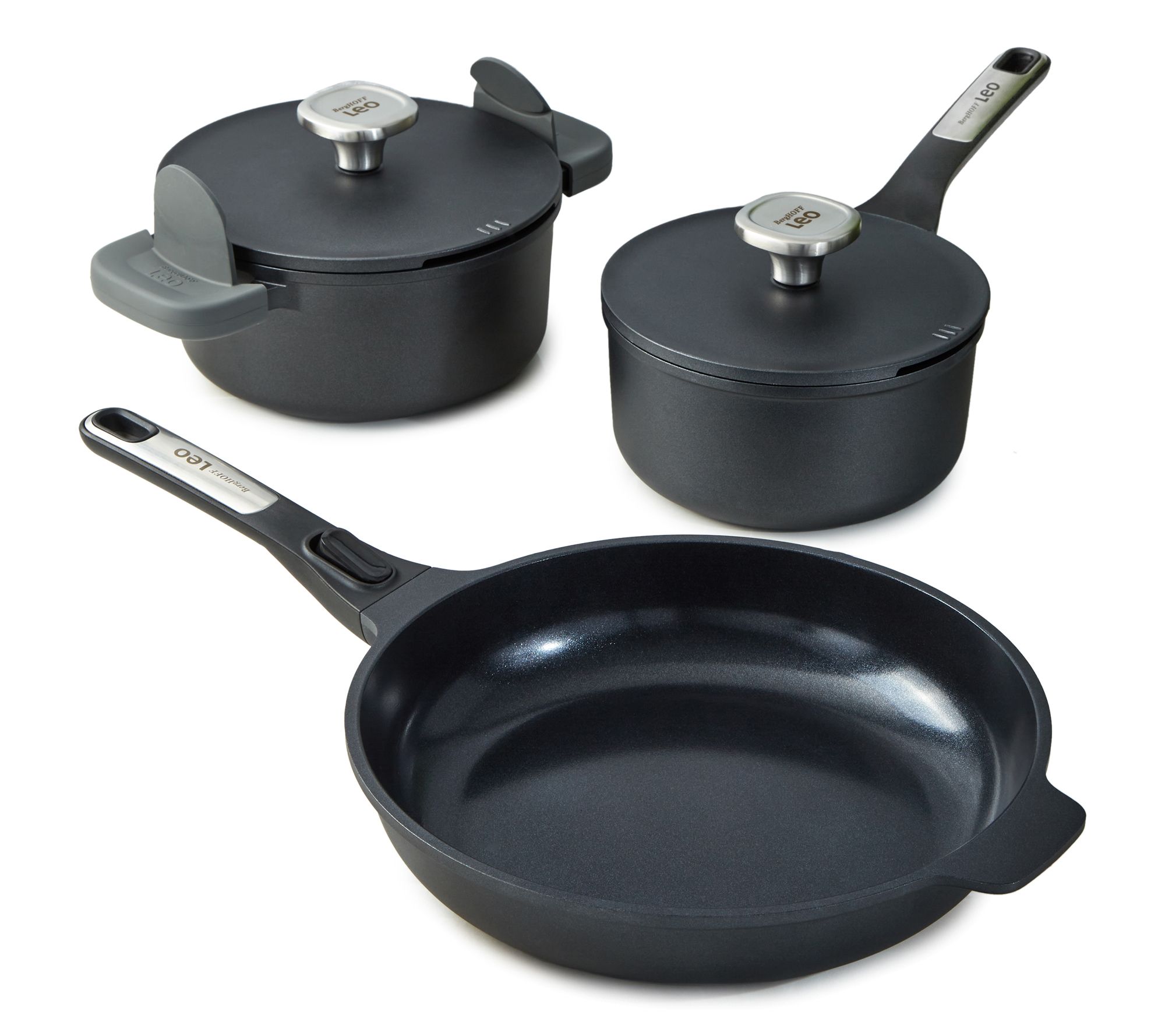 BergHOFF Phantom 5-Pc Nonstick Ceramic CookwareSet, Recycled