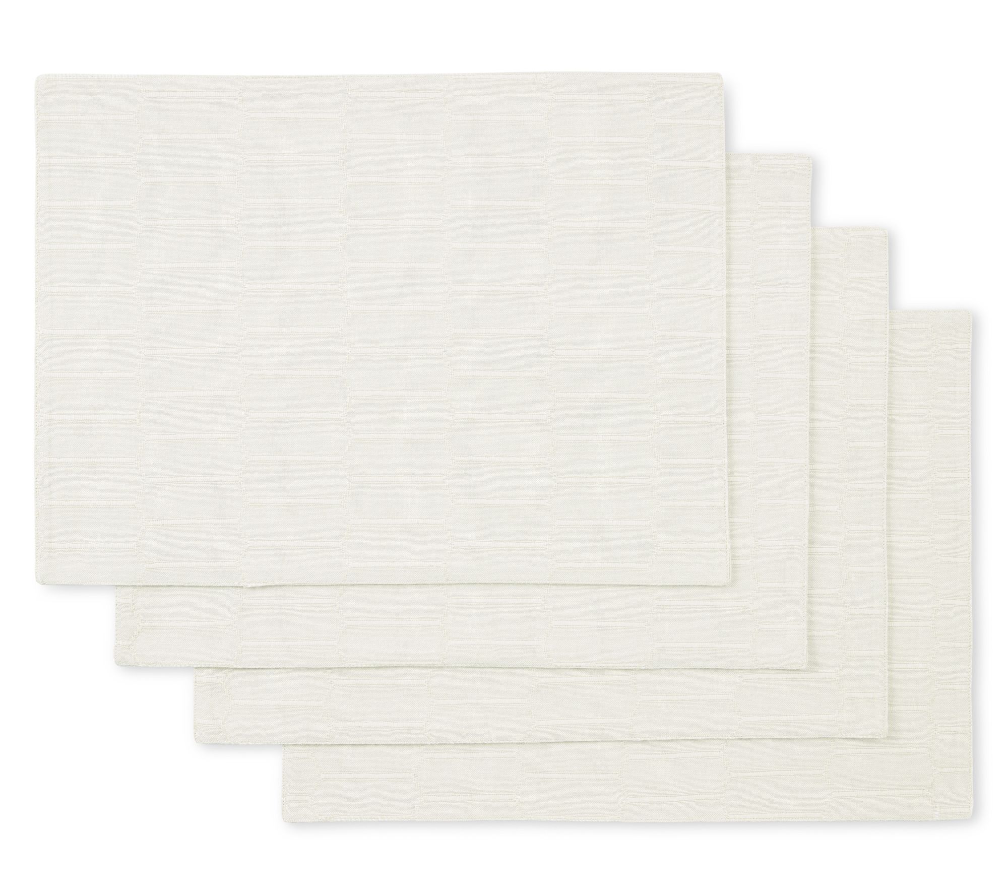 Martha Stewart Honeycomb Farmhouse Placemat 4-P ack Set