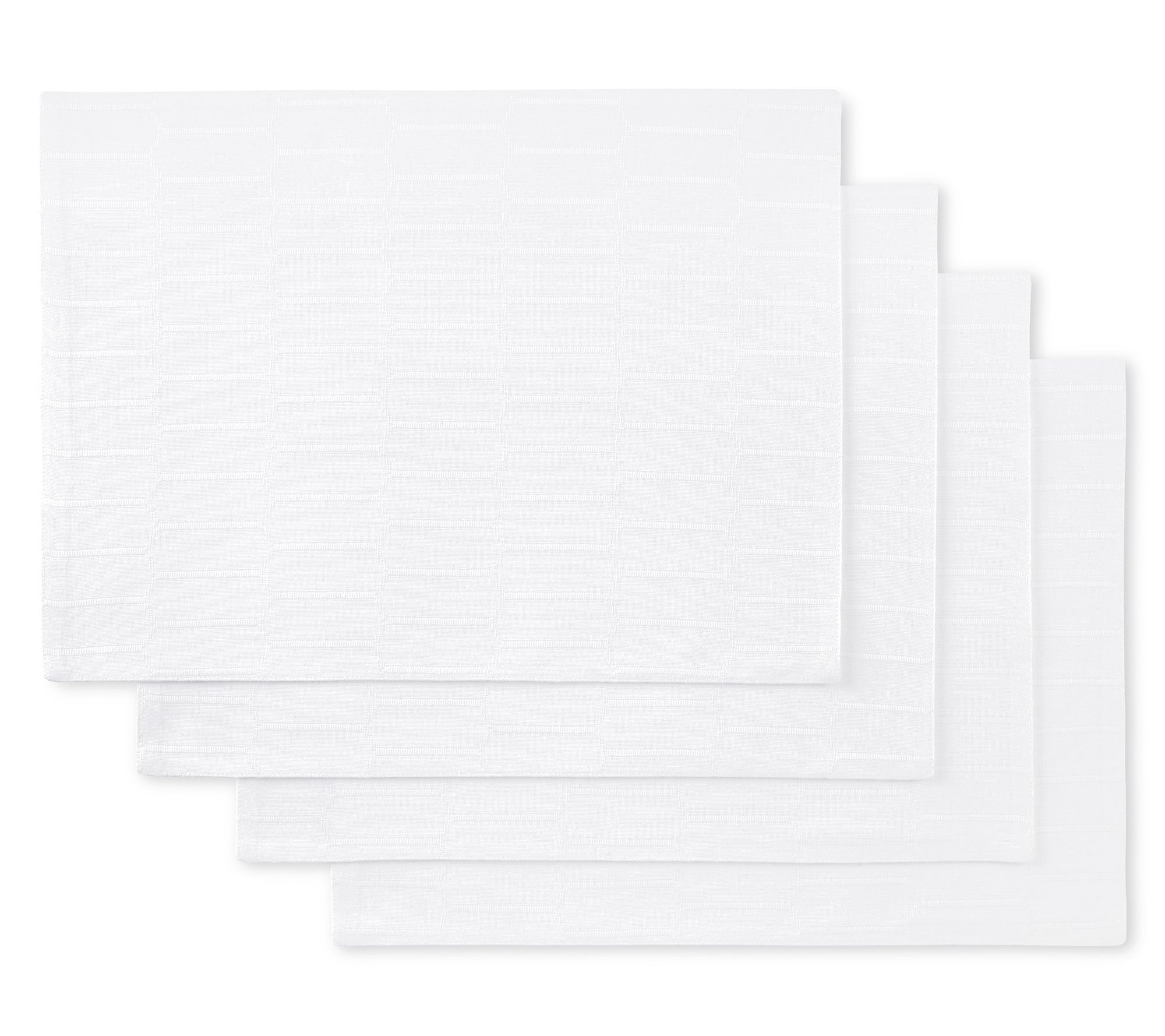 Martha Stewart Honeycomb Farmhouse Placemat 4-Pack Set