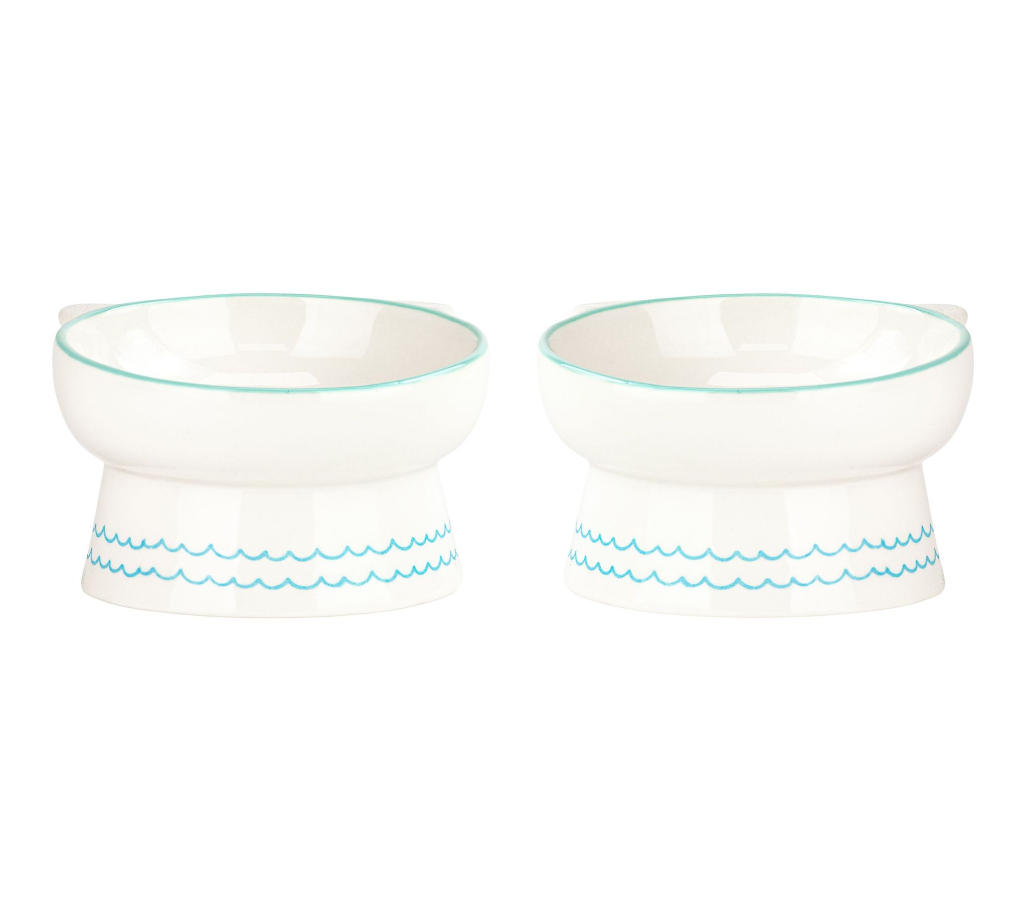 10 Strawberry S treet Set of 2 Ears Up Elevate d Pet Bowl