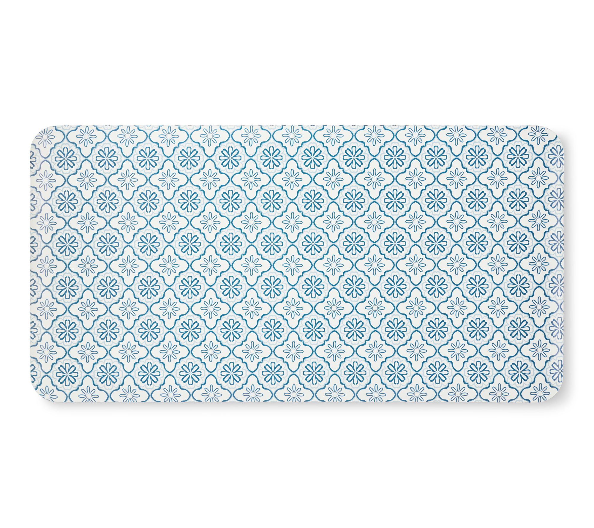 Draper James Geometric Floral 20"x39" Anti Fatigue Kitchen Mat