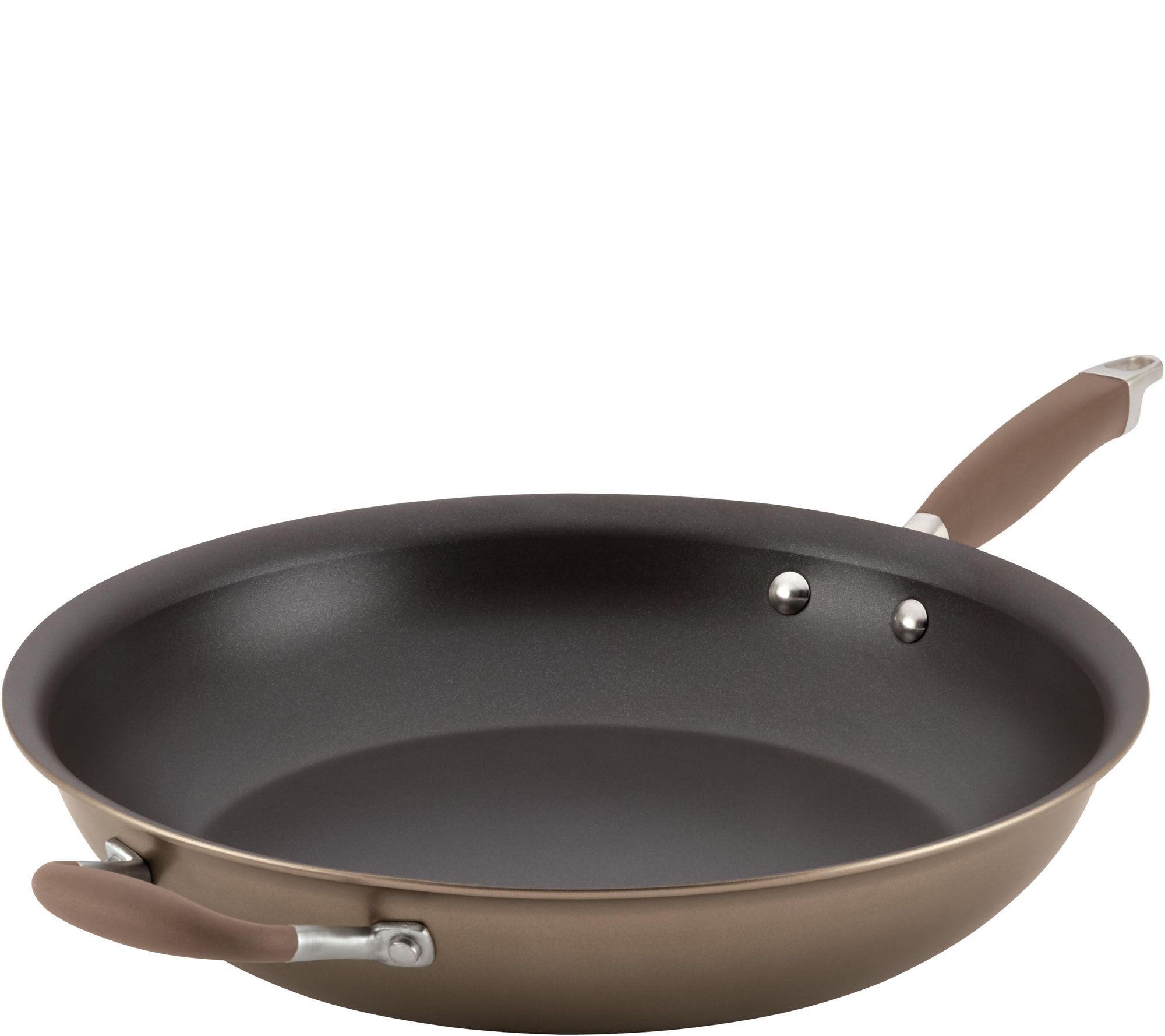 Black Pearl Anodized Fry Pan Aluminum (14 inch) - Chef Cook Tools