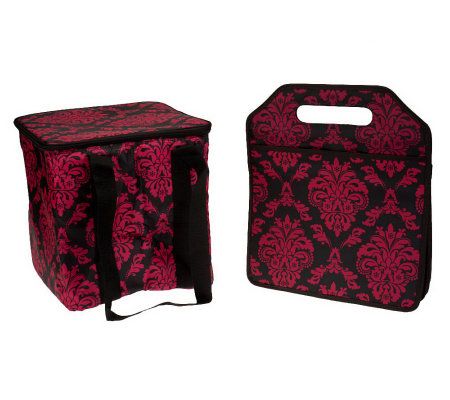 Sachi Insulated Trunk Organizer with Dividers - QVC.com