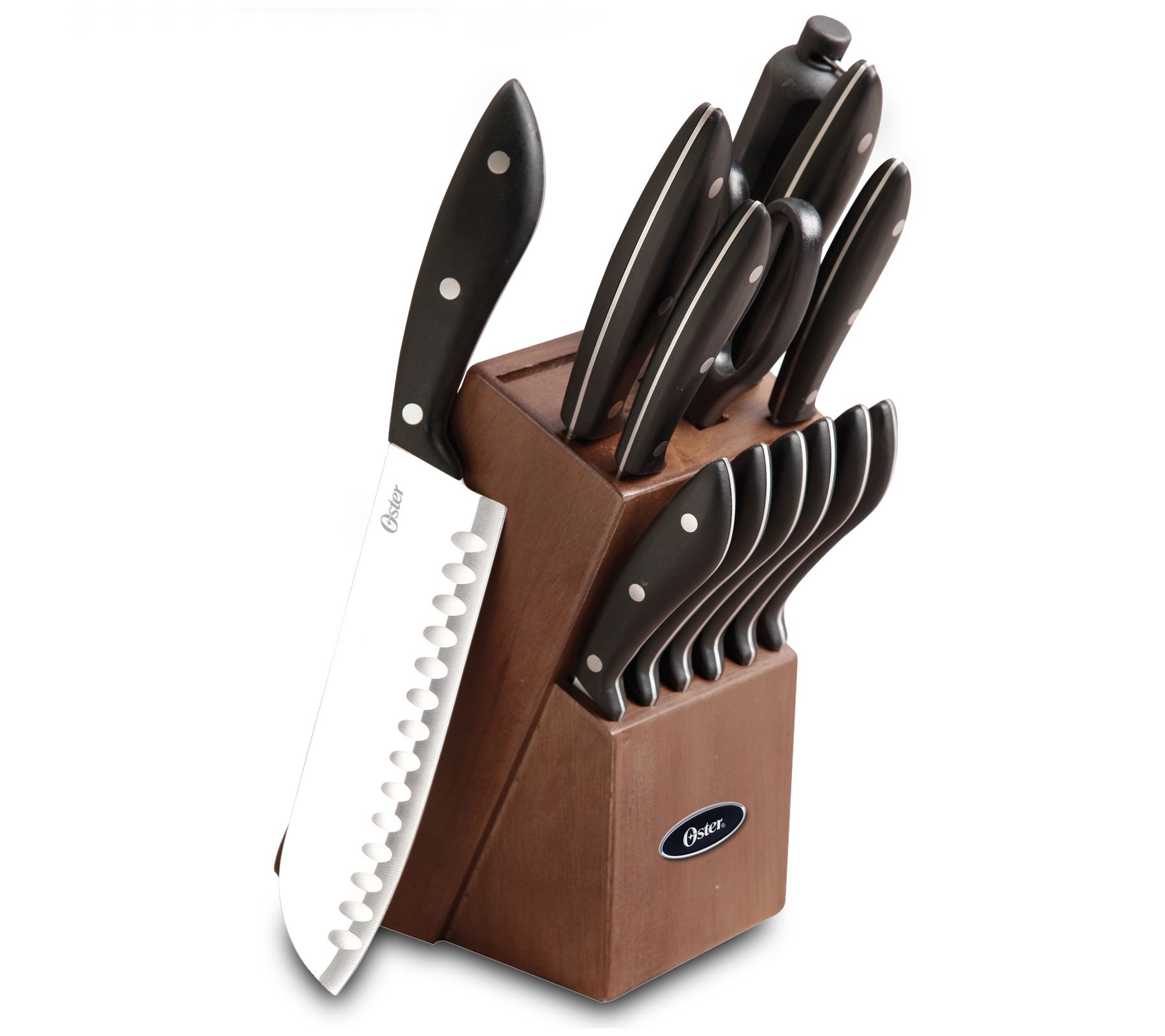 Masterchef 5-Piece Knife Set with Ergonomic Handles and Knife Block