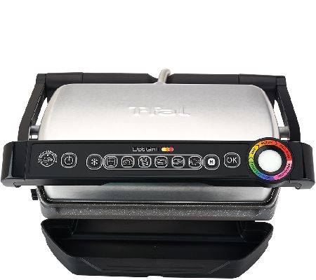 T-Fal Opti Grill with Ceramic Plates & Recipe Book 