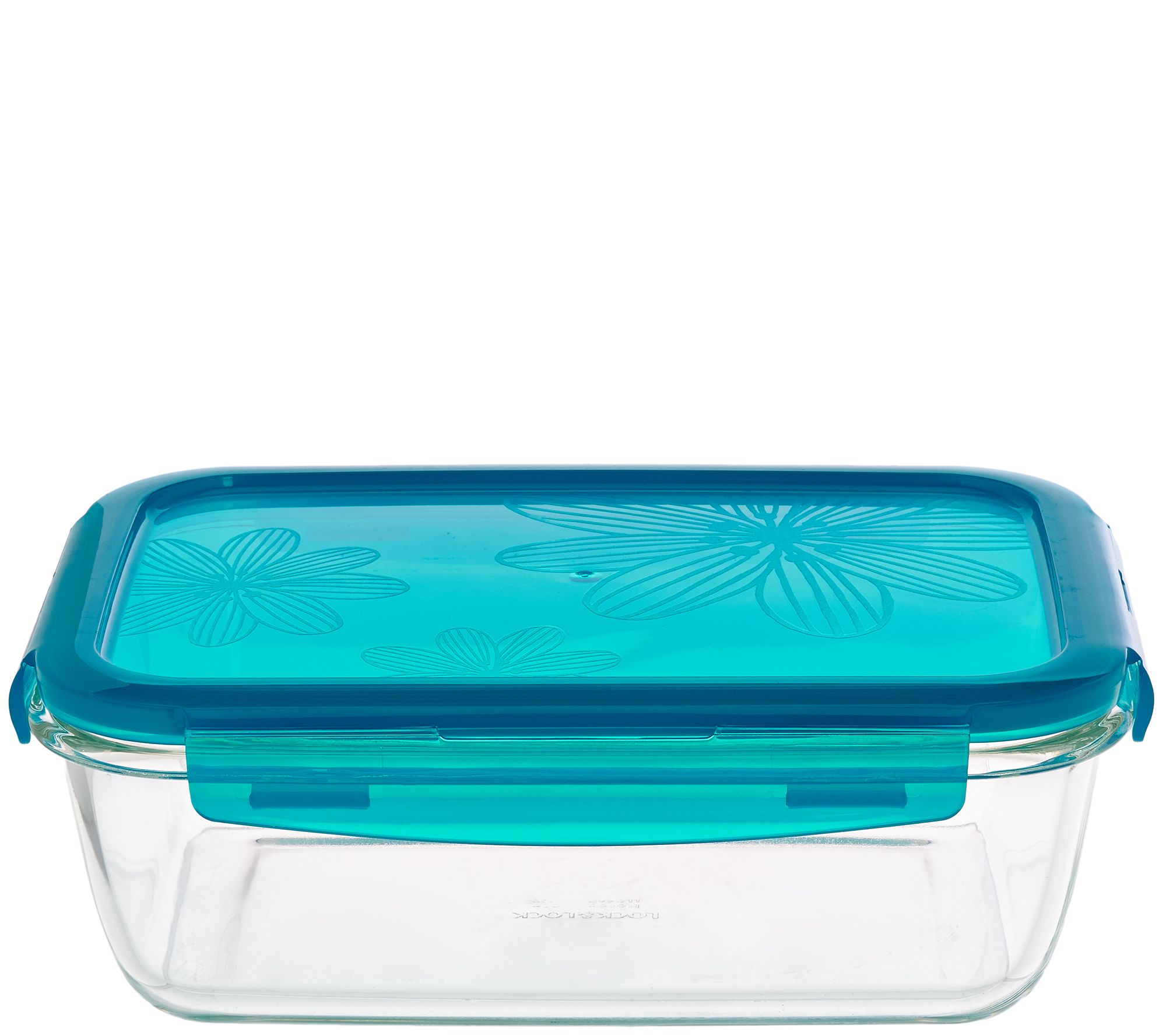 Lock & Lock Set of 3 Rectangle Glass Storage Set - QVC.com