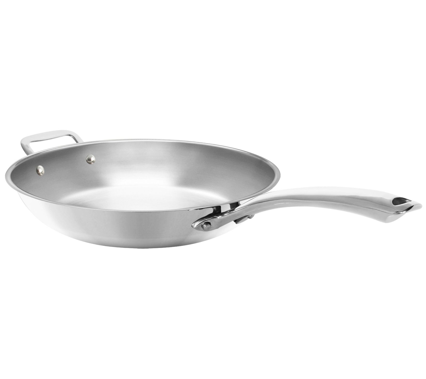 All-Clad Tri-Ply Stainless Steel 8 and 12 Fry Pan Set on QVC