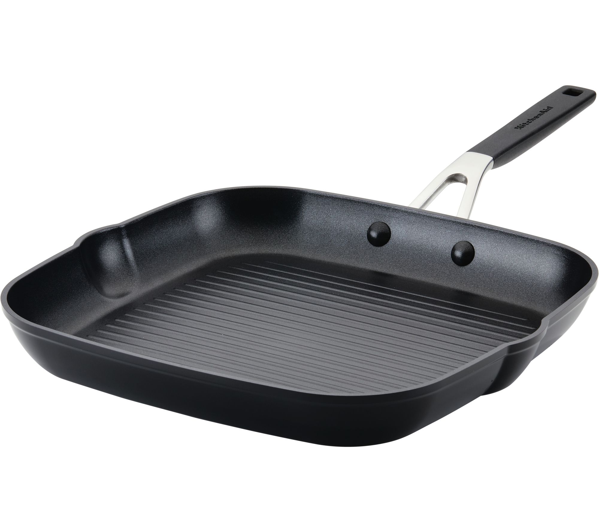 Kitchenaid Grill Pan, Nonstick, Matte Black, 11.25 Inch