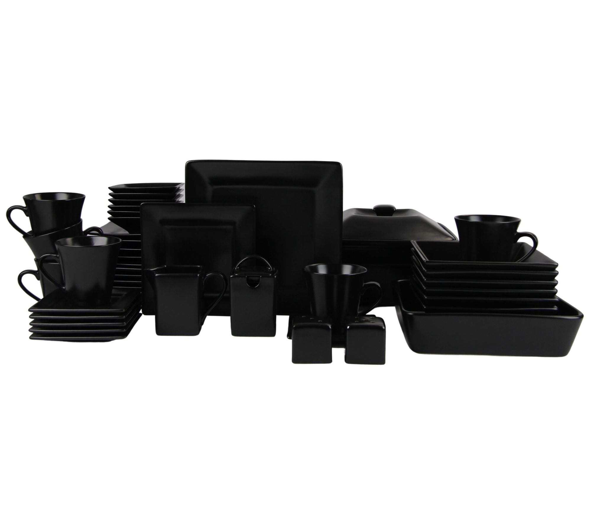 10 Strawberry Street Nova Square 45-Piece Dinnerware Set