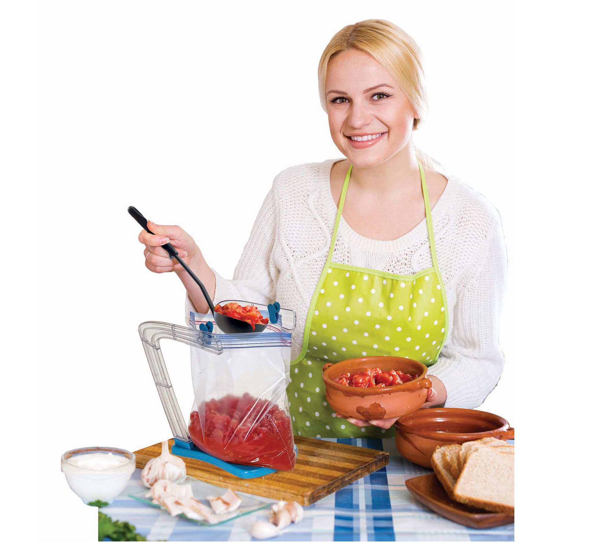 Jokari Clip & Fill Storage Bag Holder