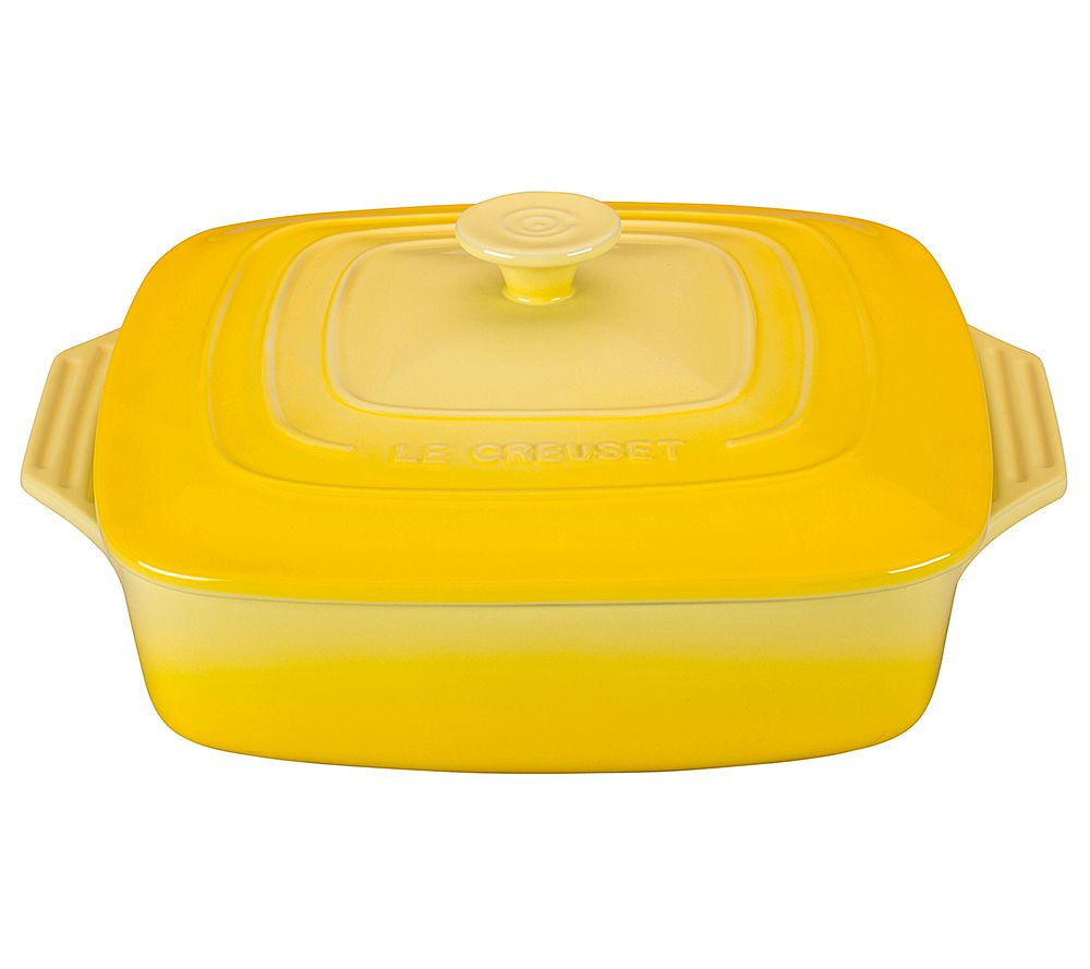 Le Creuset Stoneware 2.75 Qt. Square Casserole with Lid & Reviews