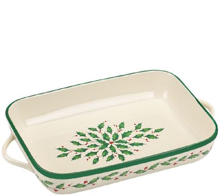 Lenox Holiday Rectangular Baker - Qvc.com