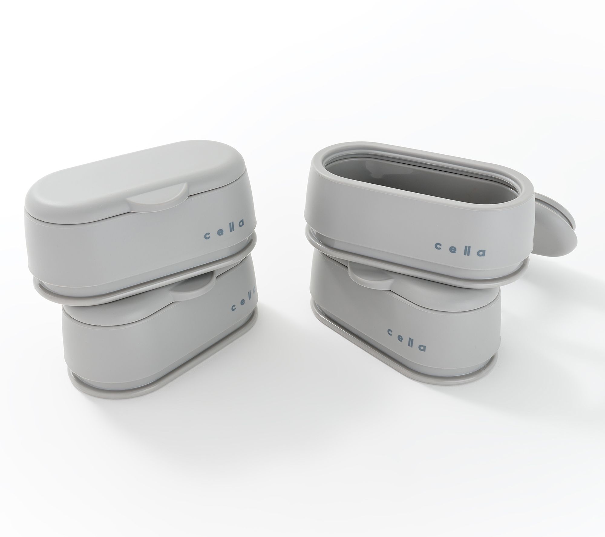 "As Is" Cella Set of 4 Pour & Store Bag Sealing Lids