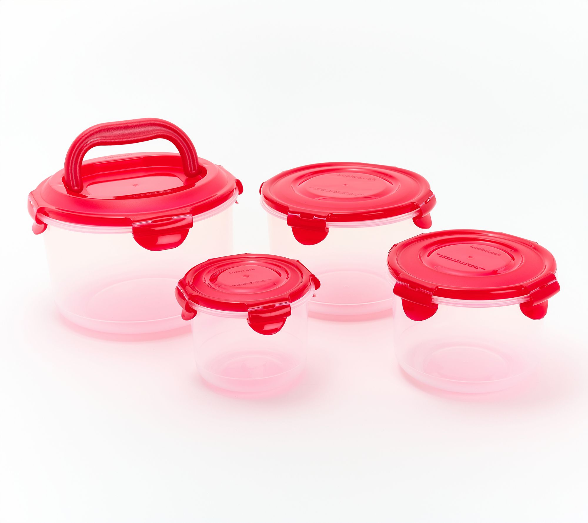 LocknLock 4-Piece Nestable Canister Storage Set