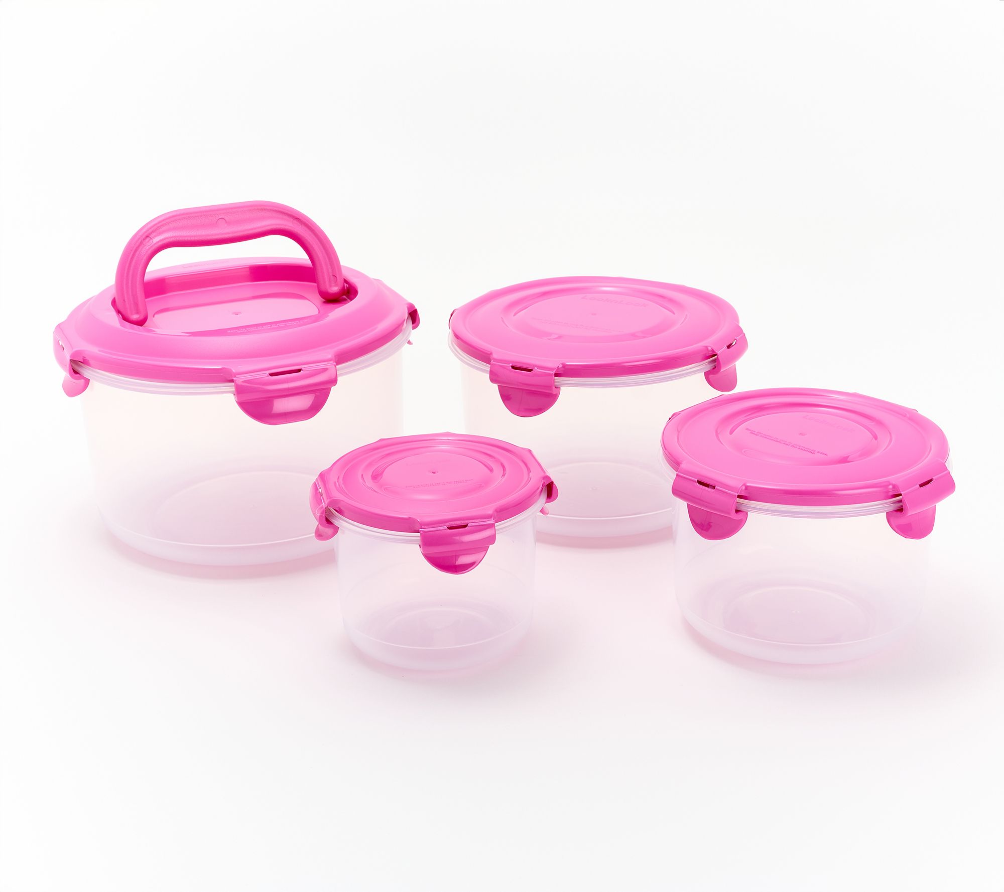 LocknLock 4-Piece Nestable Canister Storage Set