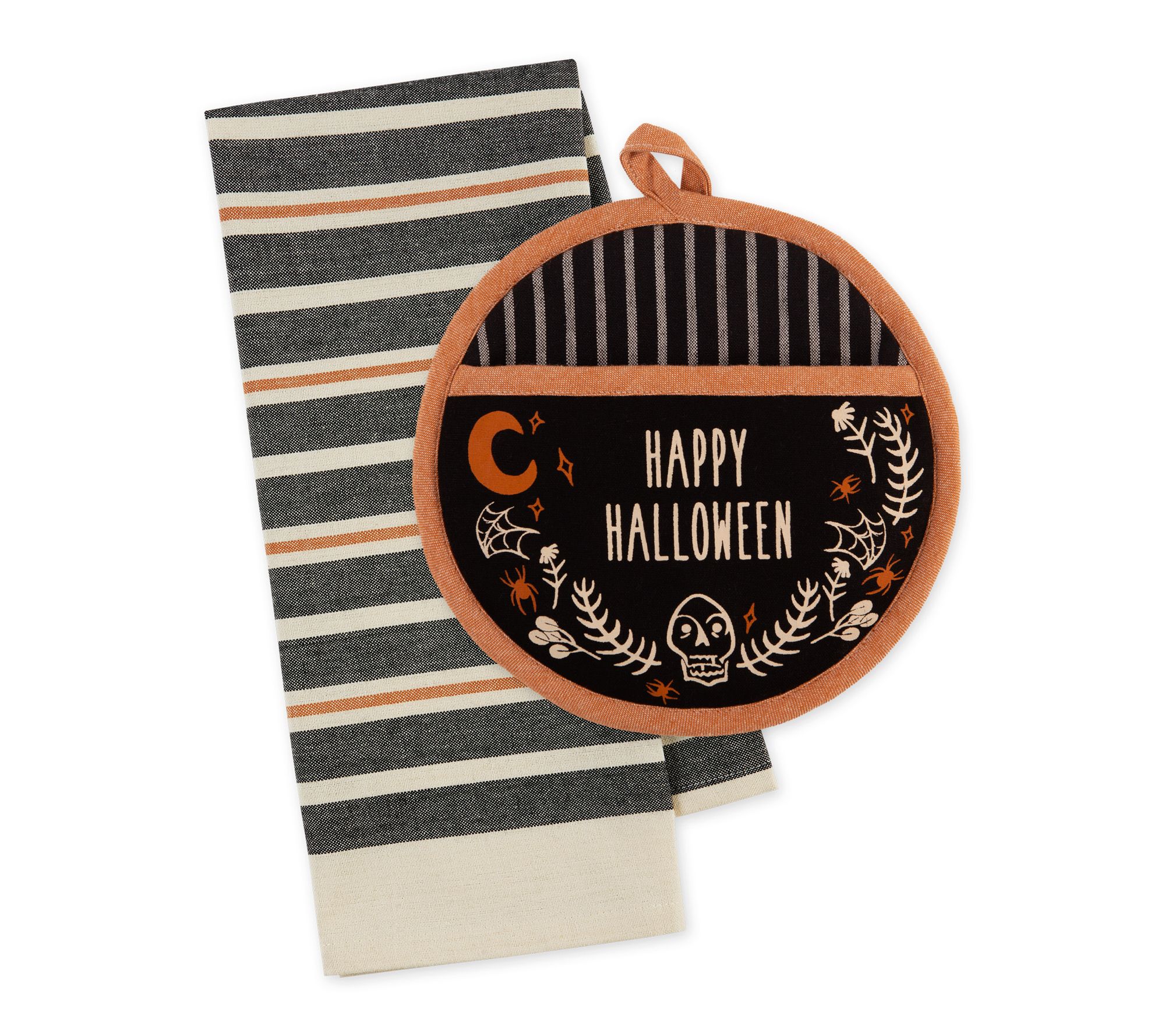 Design Imports Happy Halloween Potholder Gift Set