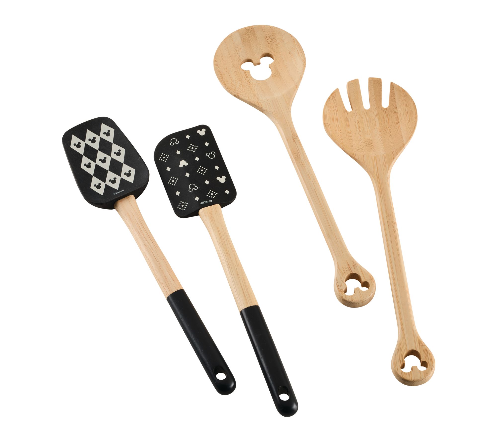 Disney Home Monochrome Kitchen Tool Set, 4 Pieces