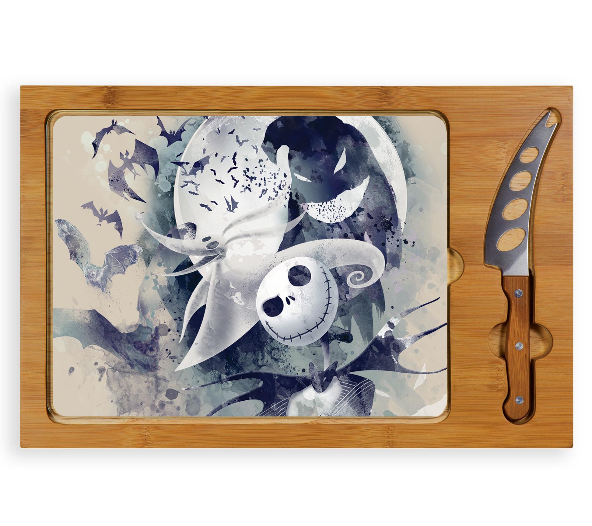 Toscana Nightmare Before Christmas Cutting Boar d & Knife Set