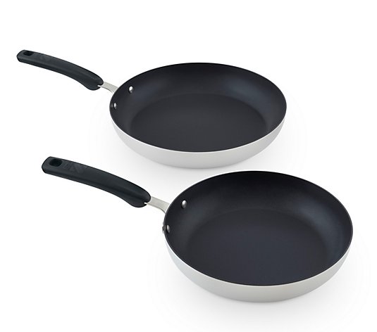 Zakarian by Dash 2-Piece TruPro Nonstick Stainless Steel Clad FryPan Set