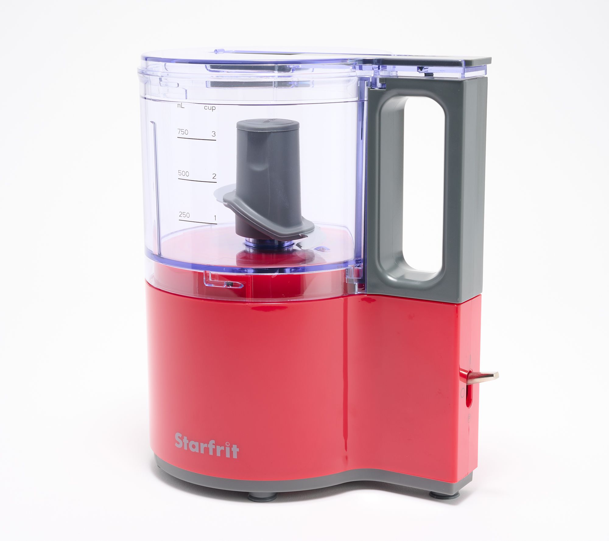 Starfrit 4-Cup 3-Speed White Food Processor with Oscillating