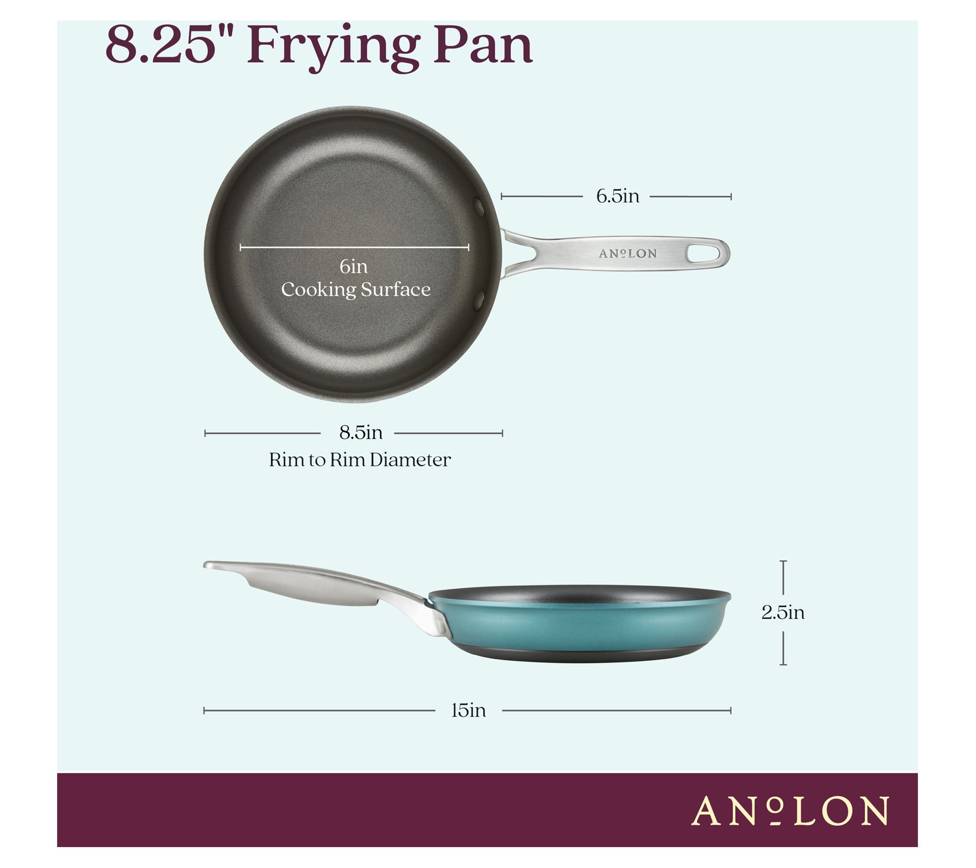 Anolon X 8.25 & 10 Fry Pan Set