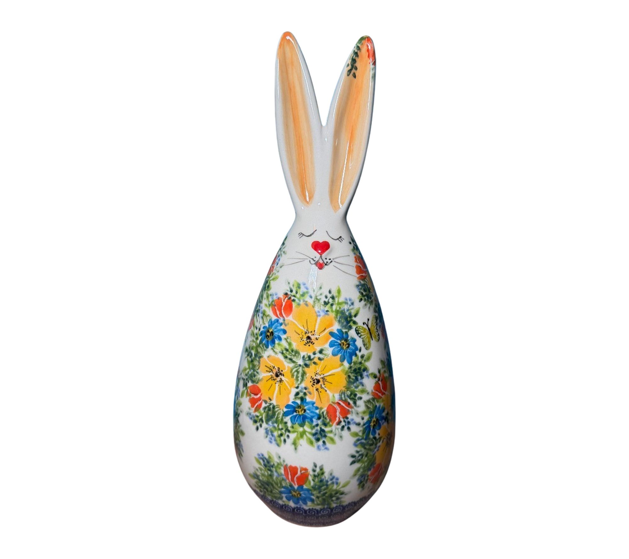 Lidia's Polish Pottery XL Bunny Figurine